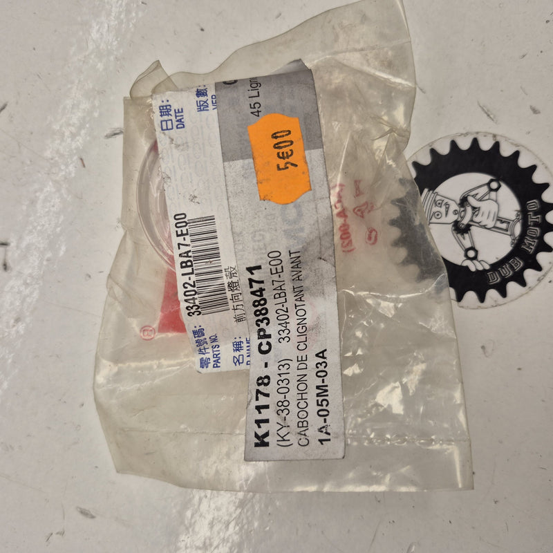 cabochon de clignotant kymco 50 90 250 maxxer kxr 33402-LBA7-E00-1