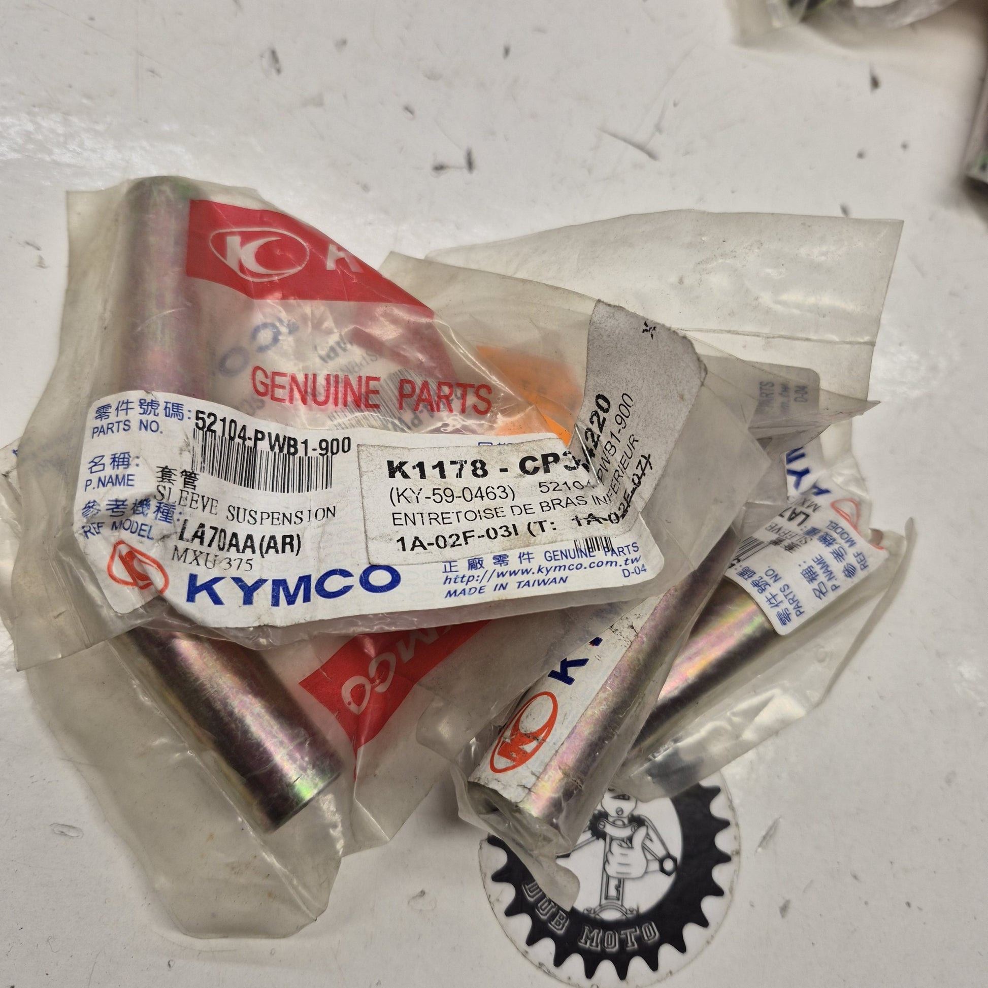 entretoise de bras inferieur x4  neuve kymco 400-700 maxxer mxu-1