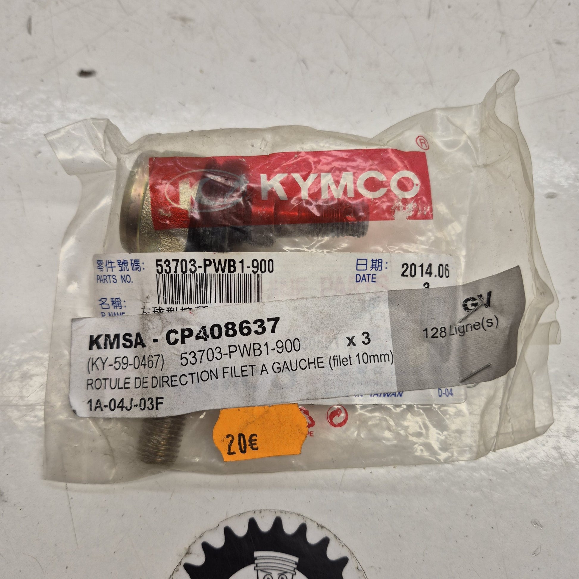 rotule de direction neuve kymco 400-500 mxu maxxer 53703-PWB1-900-1