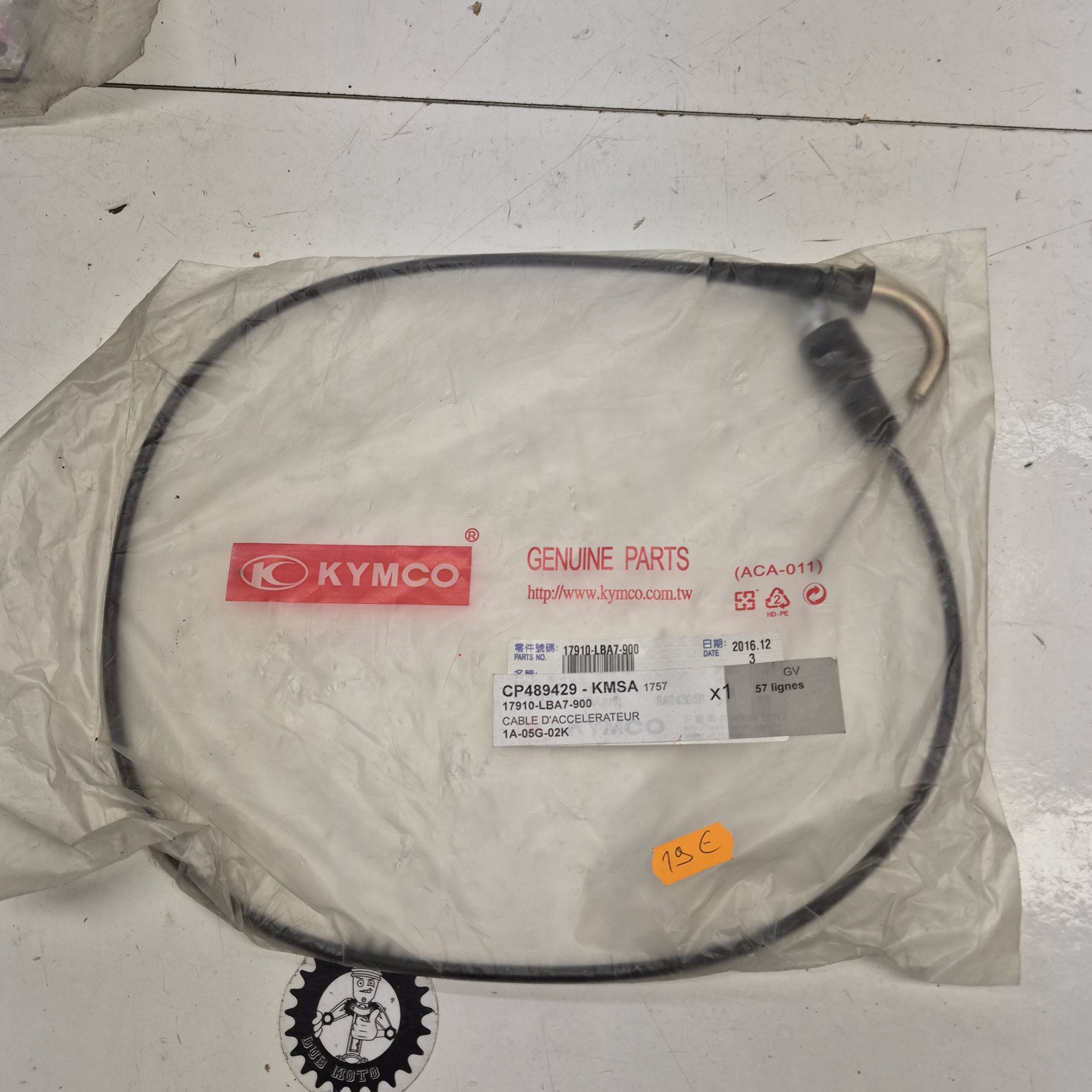 cable d'accelerateur neuf kymco 250-300 kxr mxu maxxer 17910-LBA7-900