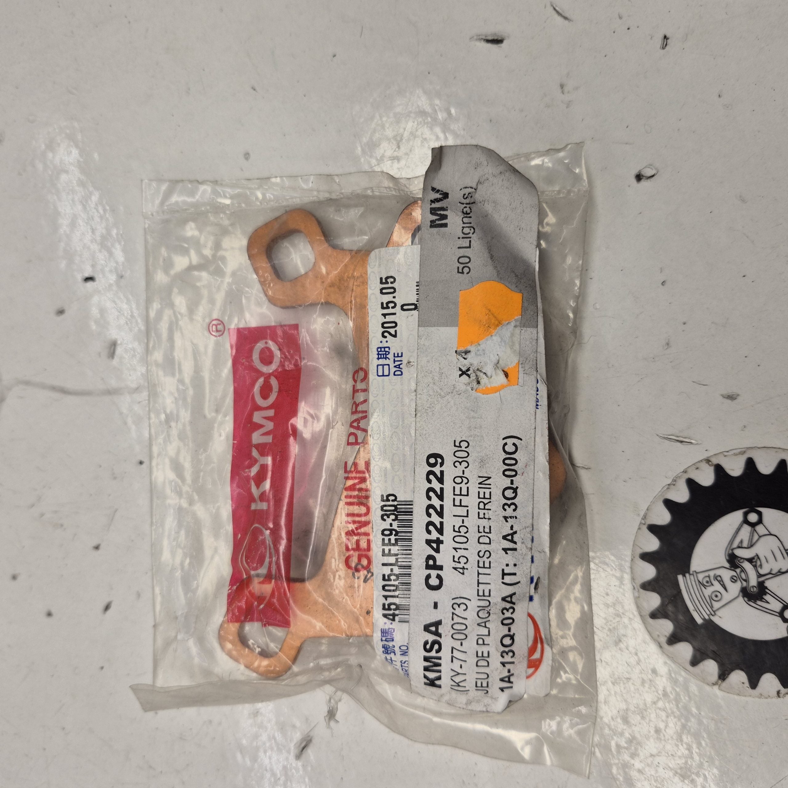 plaquettes de frein kymco 400-700 mxu uxv 45105-LFE9-305