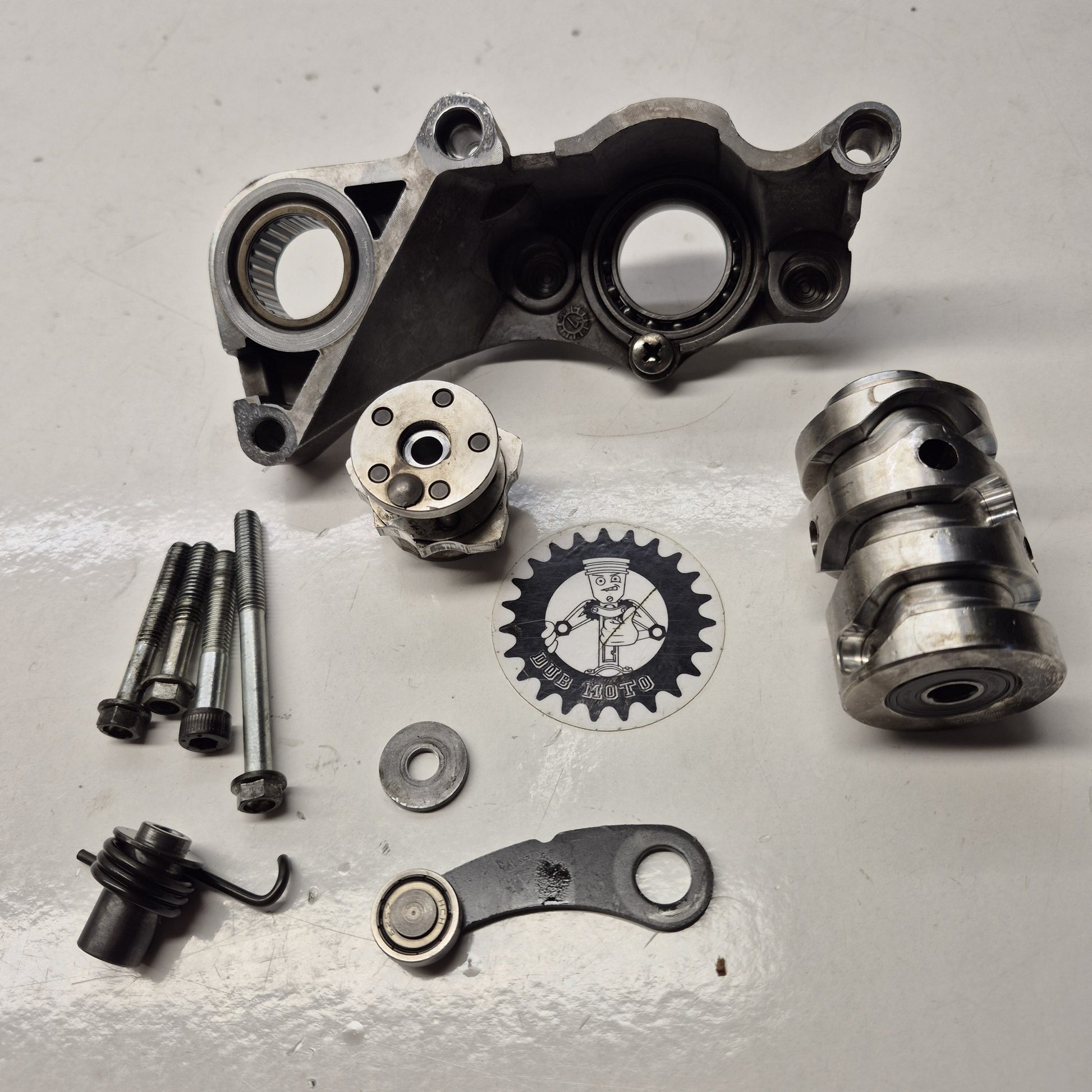 barillet et support ktm 400 lc4 1997-1