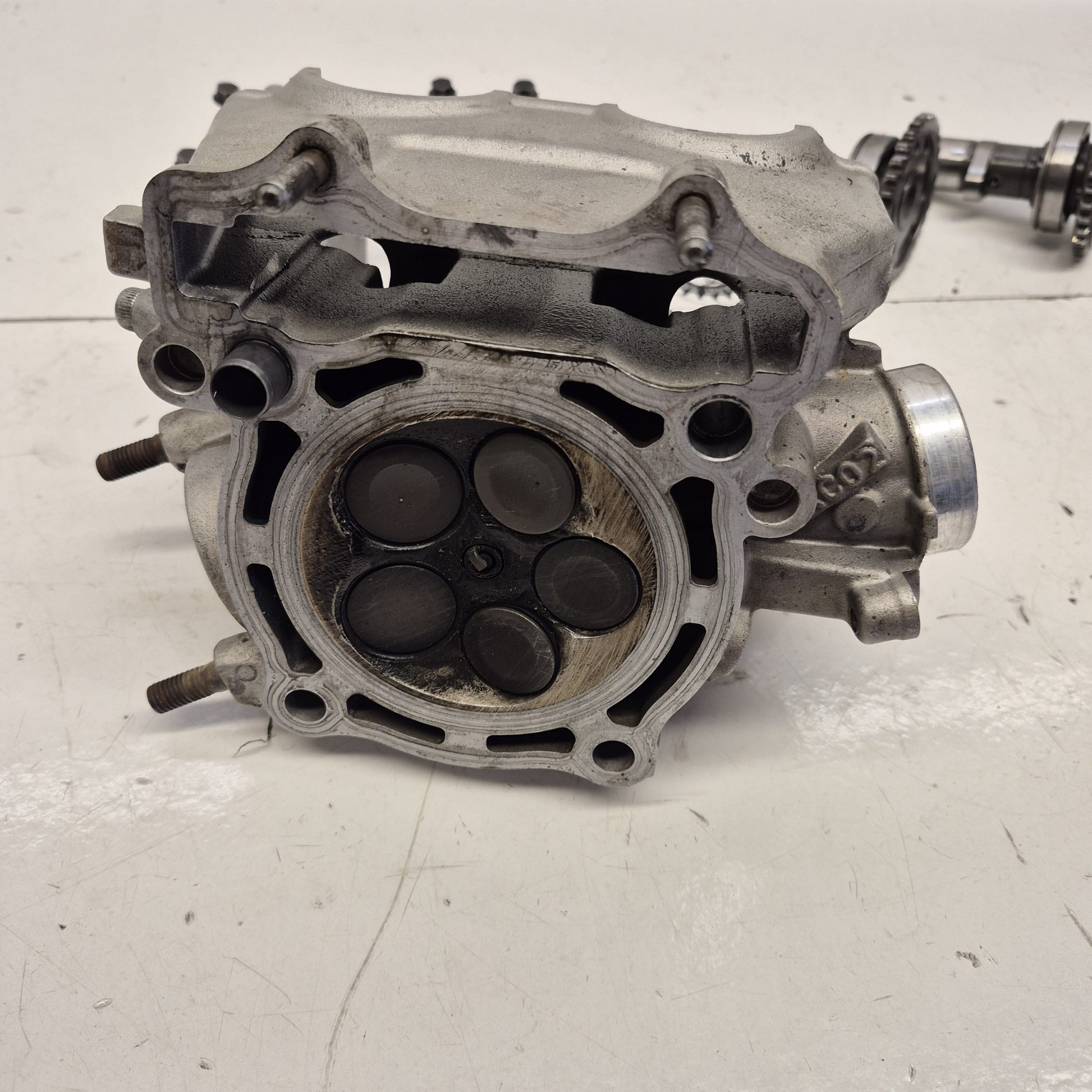 culasse arbre a came en l'etat yamaha 250 yzf 2009-6
