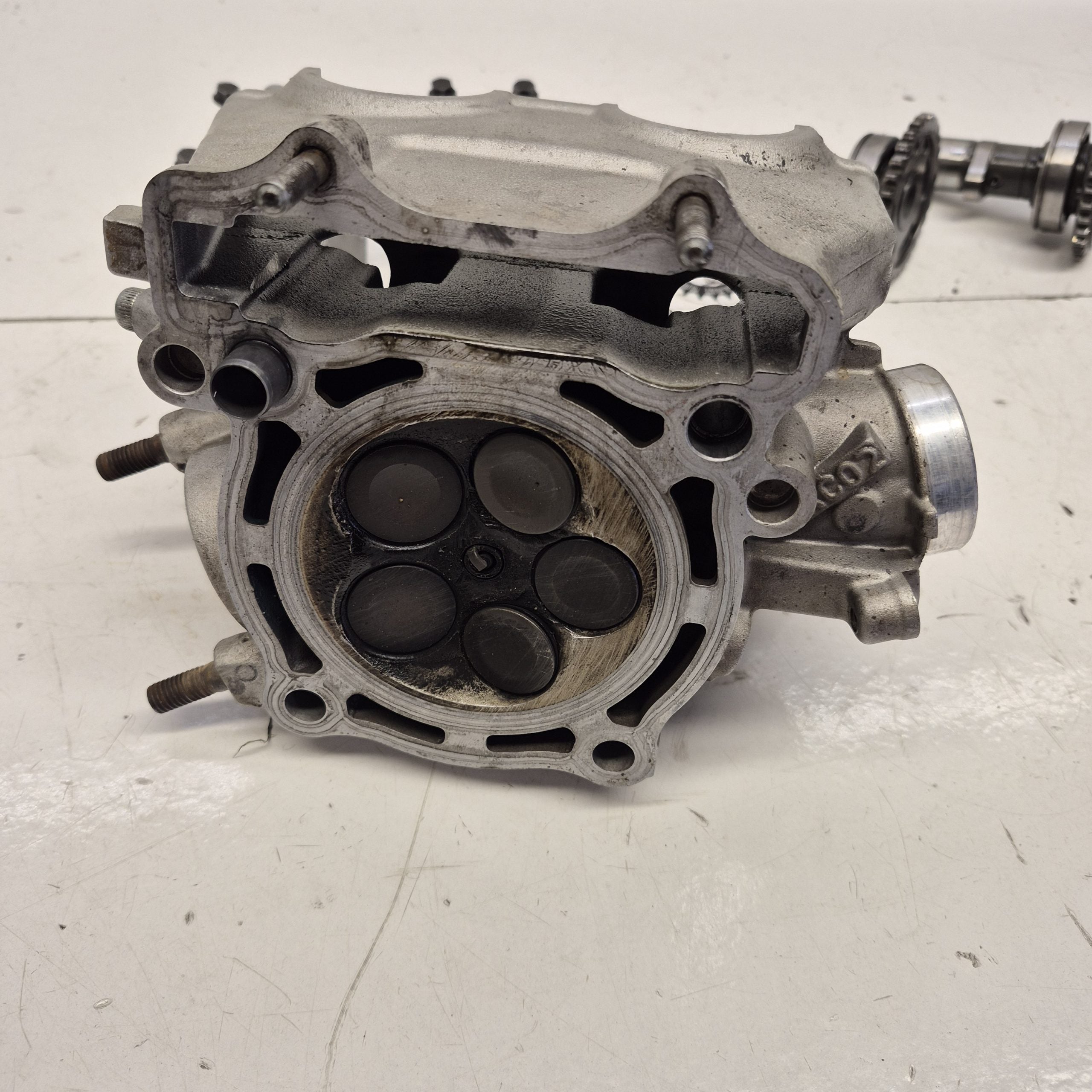 culasse arbre a came en l'etat yamaha 250 yzf 2009-6