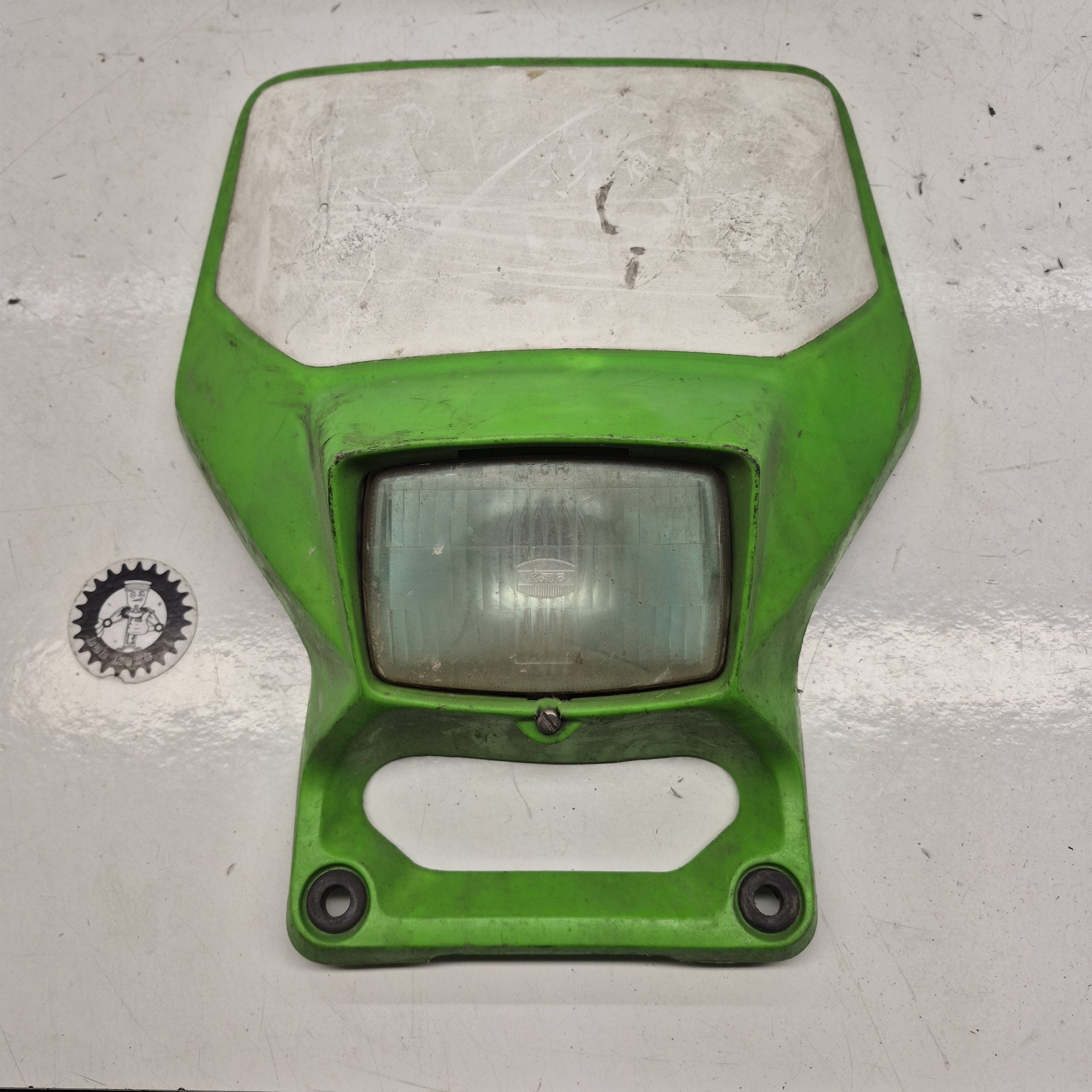 plaque phare kawasaki 250 kdx