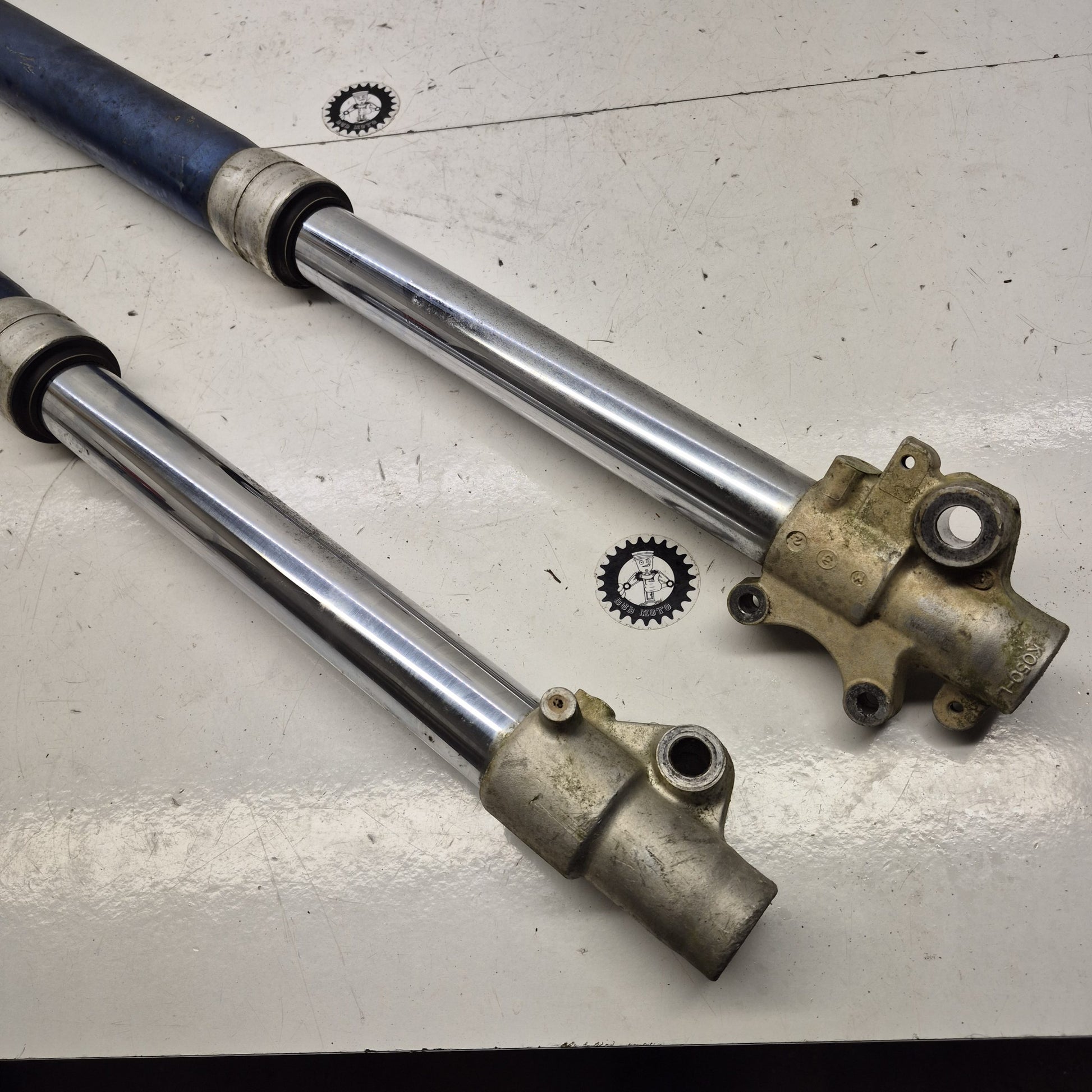 fourche en l'etat kawasaki 250 kdx-7