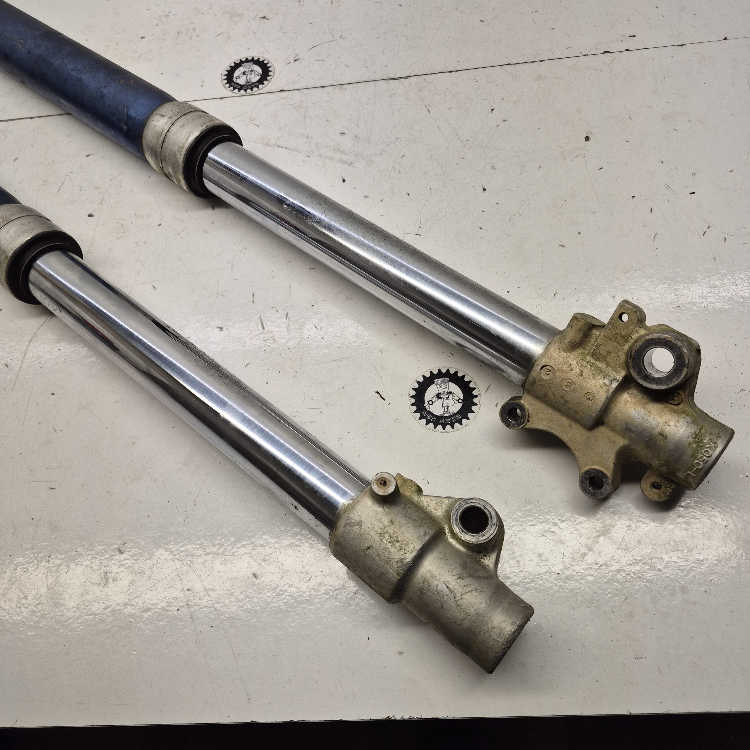 fourche en l'etat kawasaki 250 kdx-7