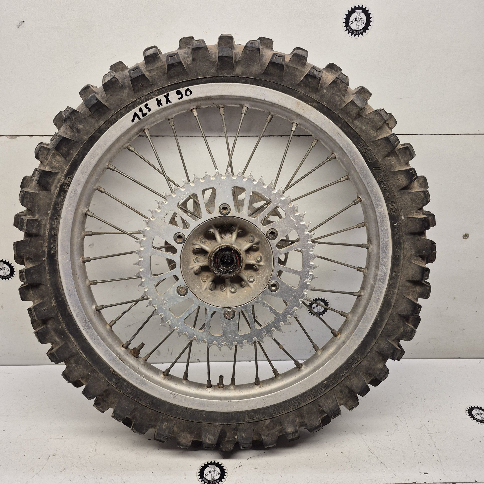 roue arriere kawasaki 125 kx 1990-1
