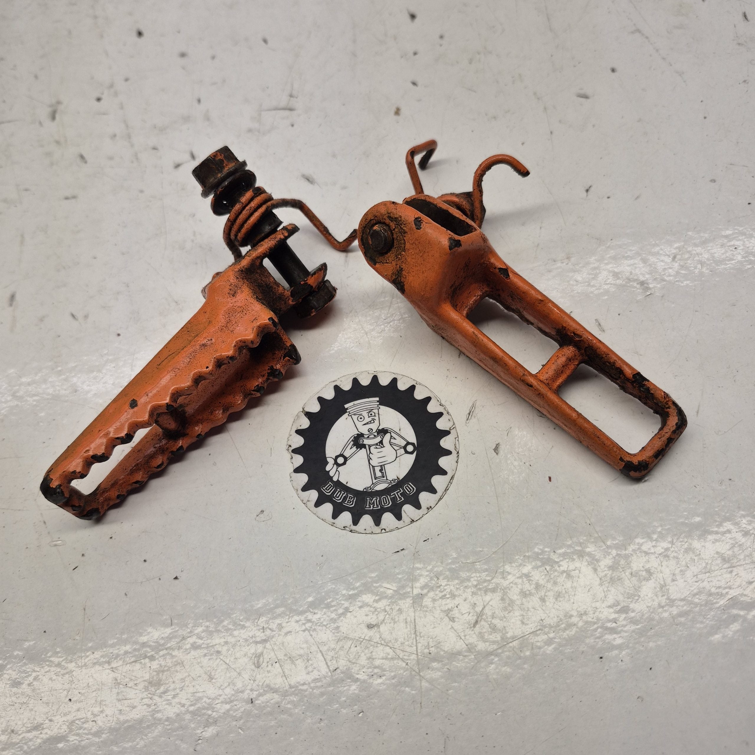 cales pieds ktm 250 gs 1985