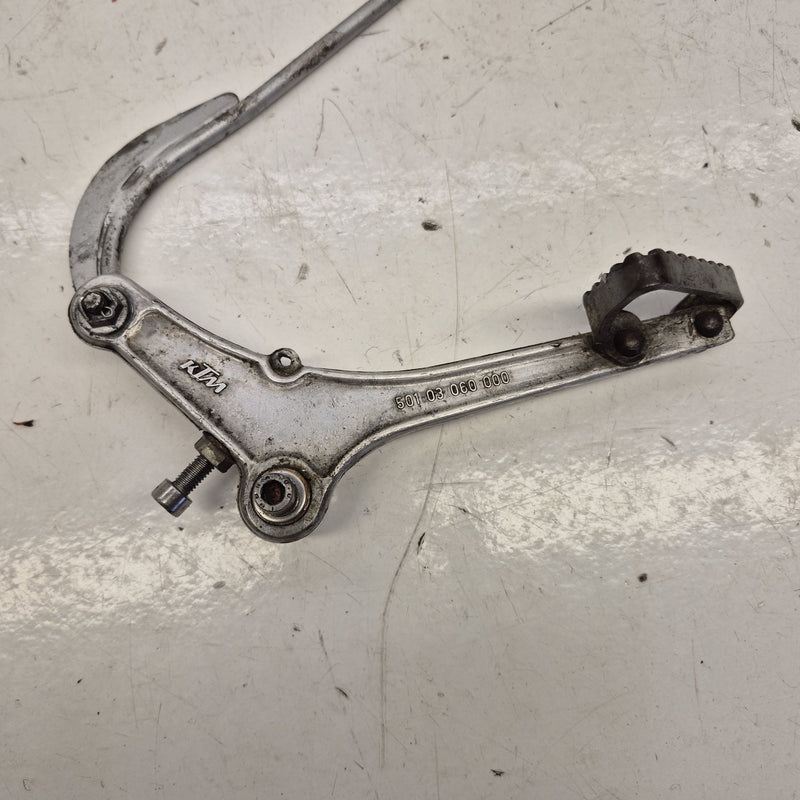 pedale de frein ktm 250 gs 1985 501.03.060.000-2