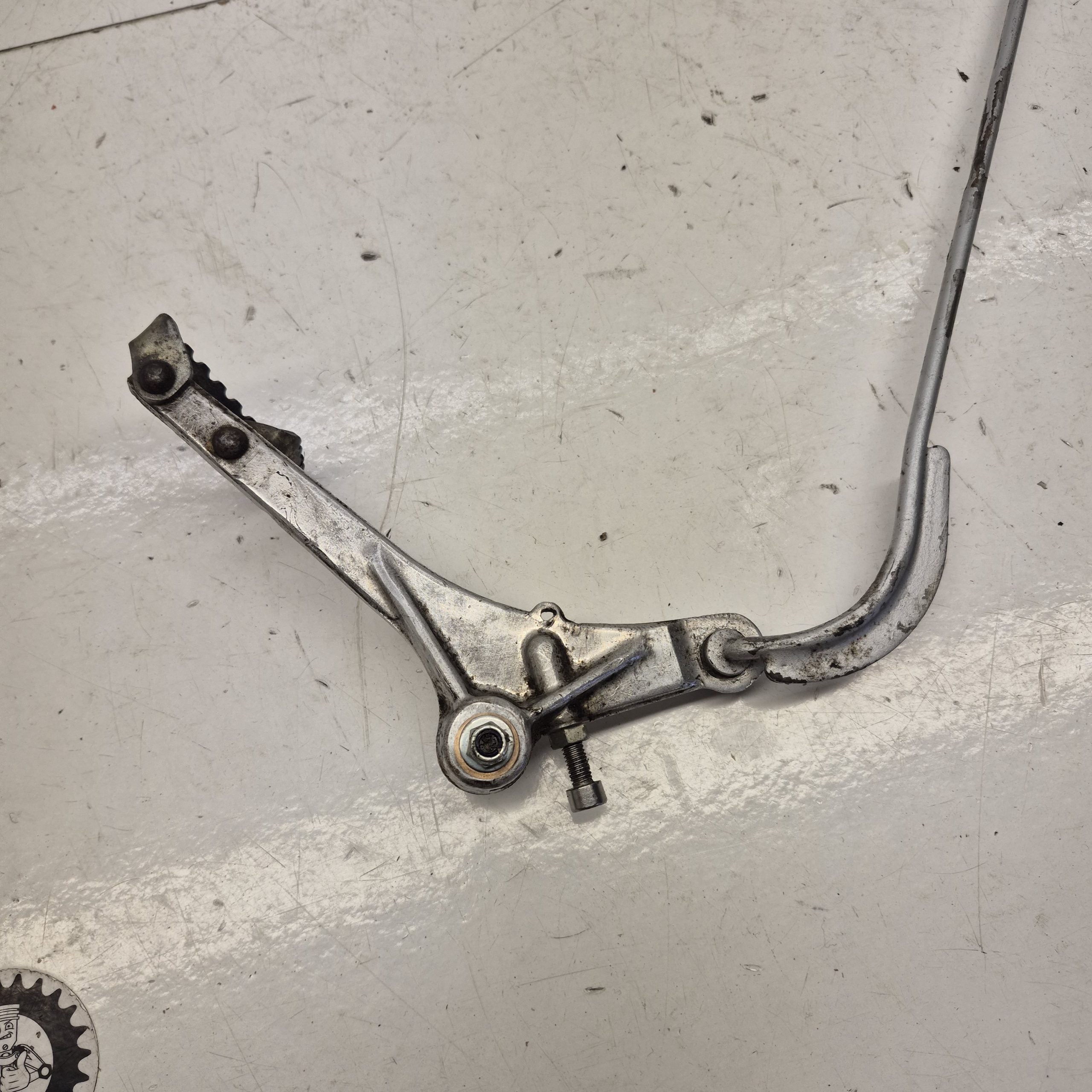 pedale de frein ktm 250 gs 1985 501.03.060.000-3