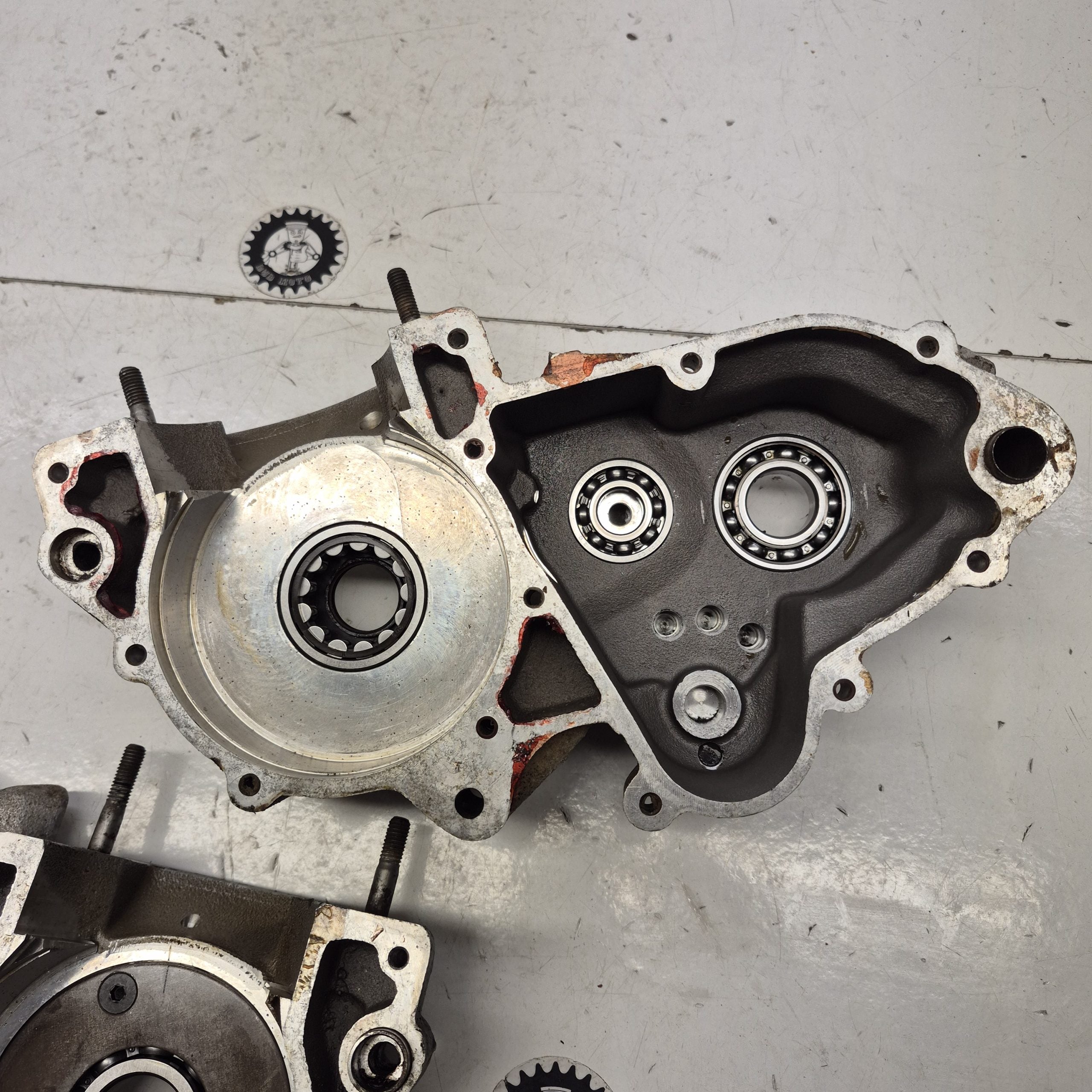 carters moteur ktm 250 gs 1985 544-3