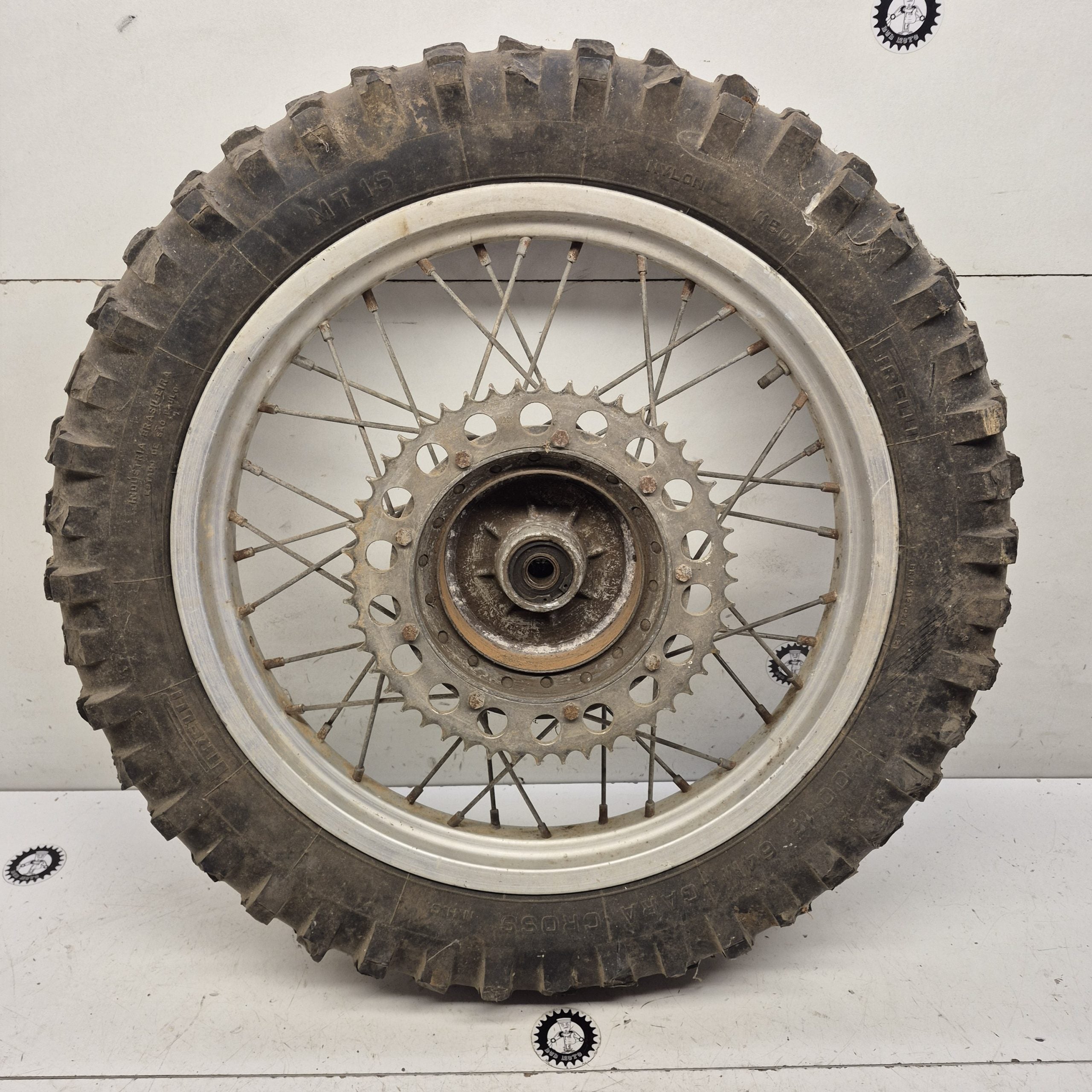 roue arriere fissurer ktm 250 gs 1985