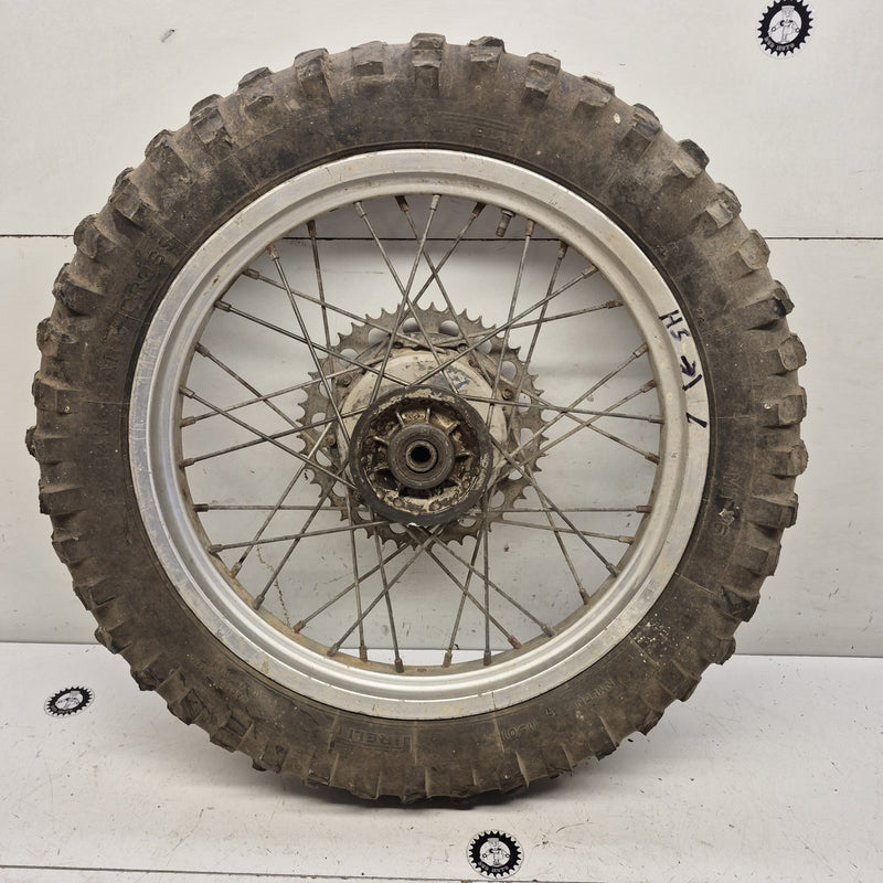 roue arriere fissurer ktm 250 gs 1985-2