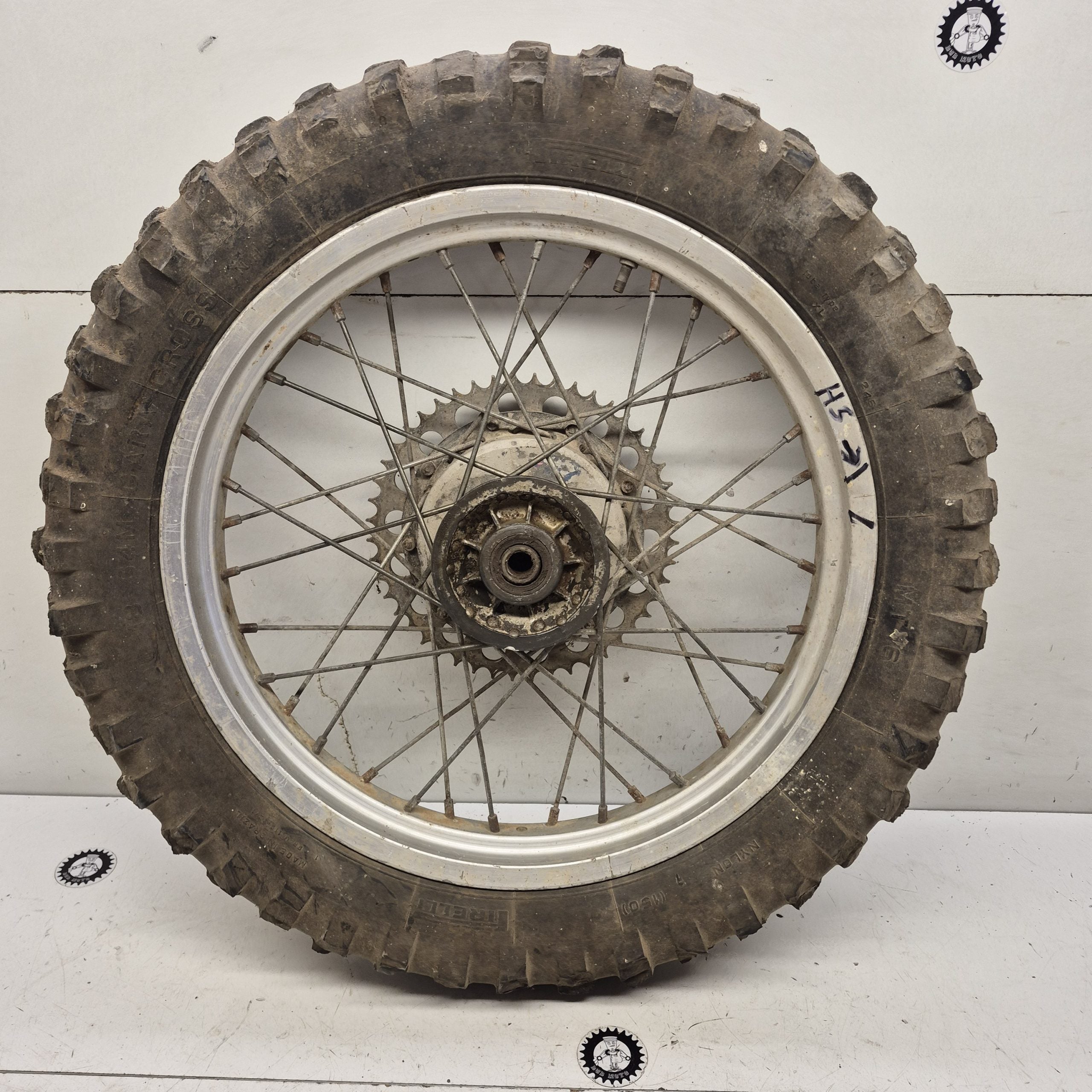 roue arriere fissurer ktm 250 gs 1985-3