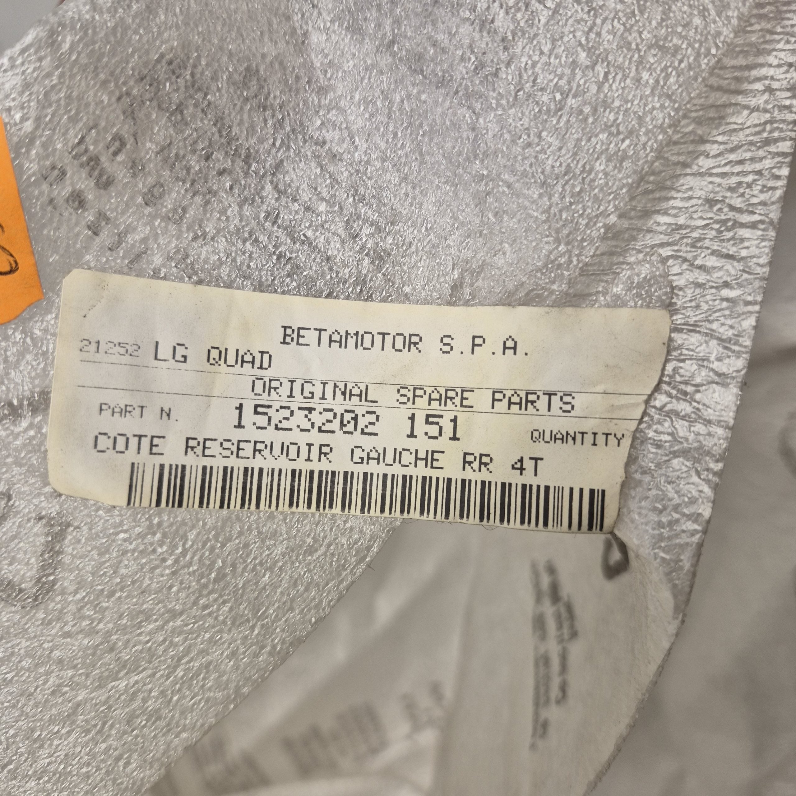 plastique neuf beta rr-3