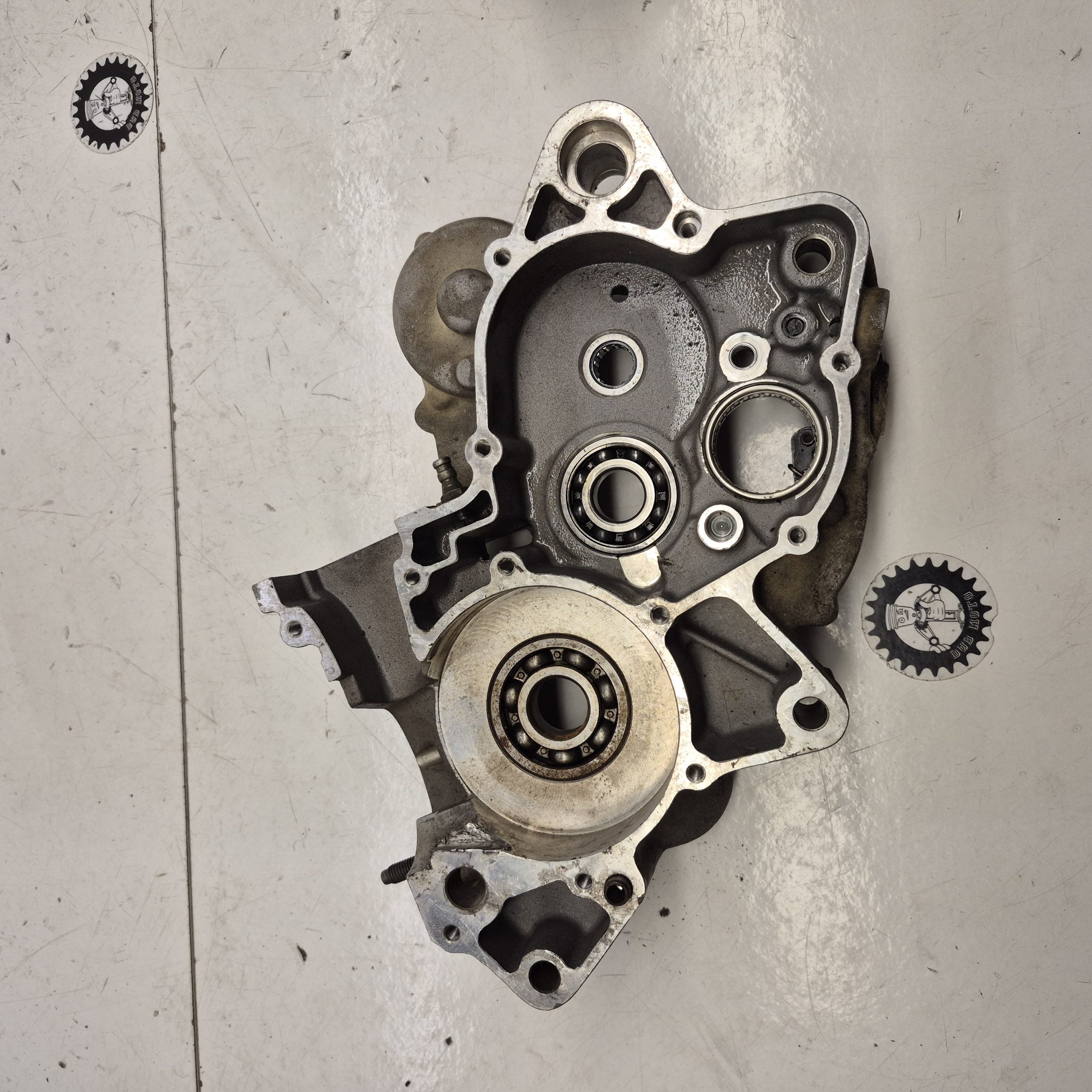 carters moteur en l'etat gasgas 125 ec 2004-6
