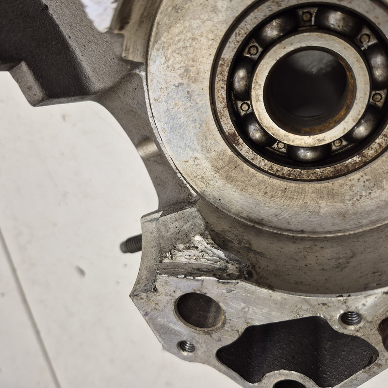 carters moteur en l'etat gasgas 125 ec 2004-7