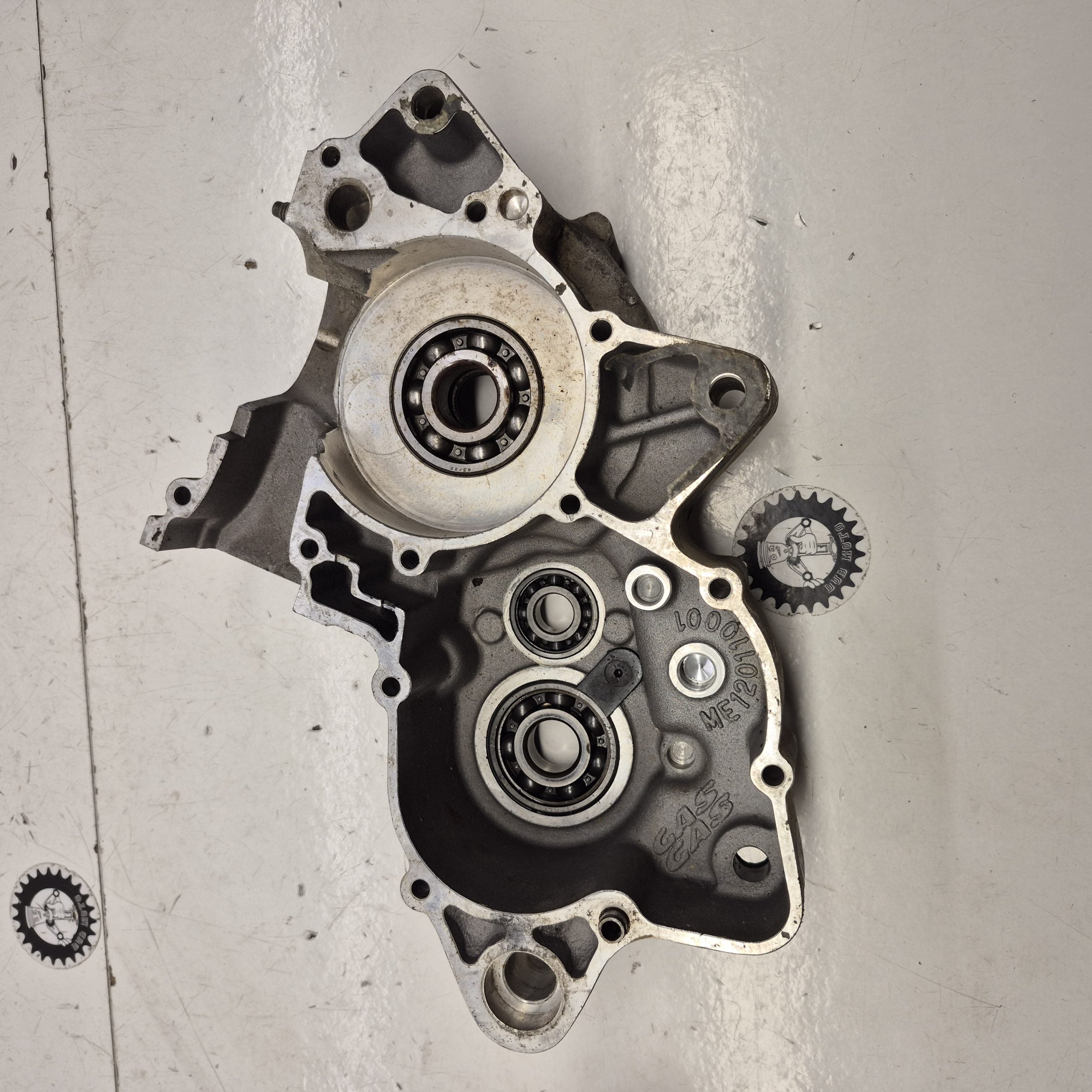 carters moteur en l'etat gasgas 125 ec 2004-8