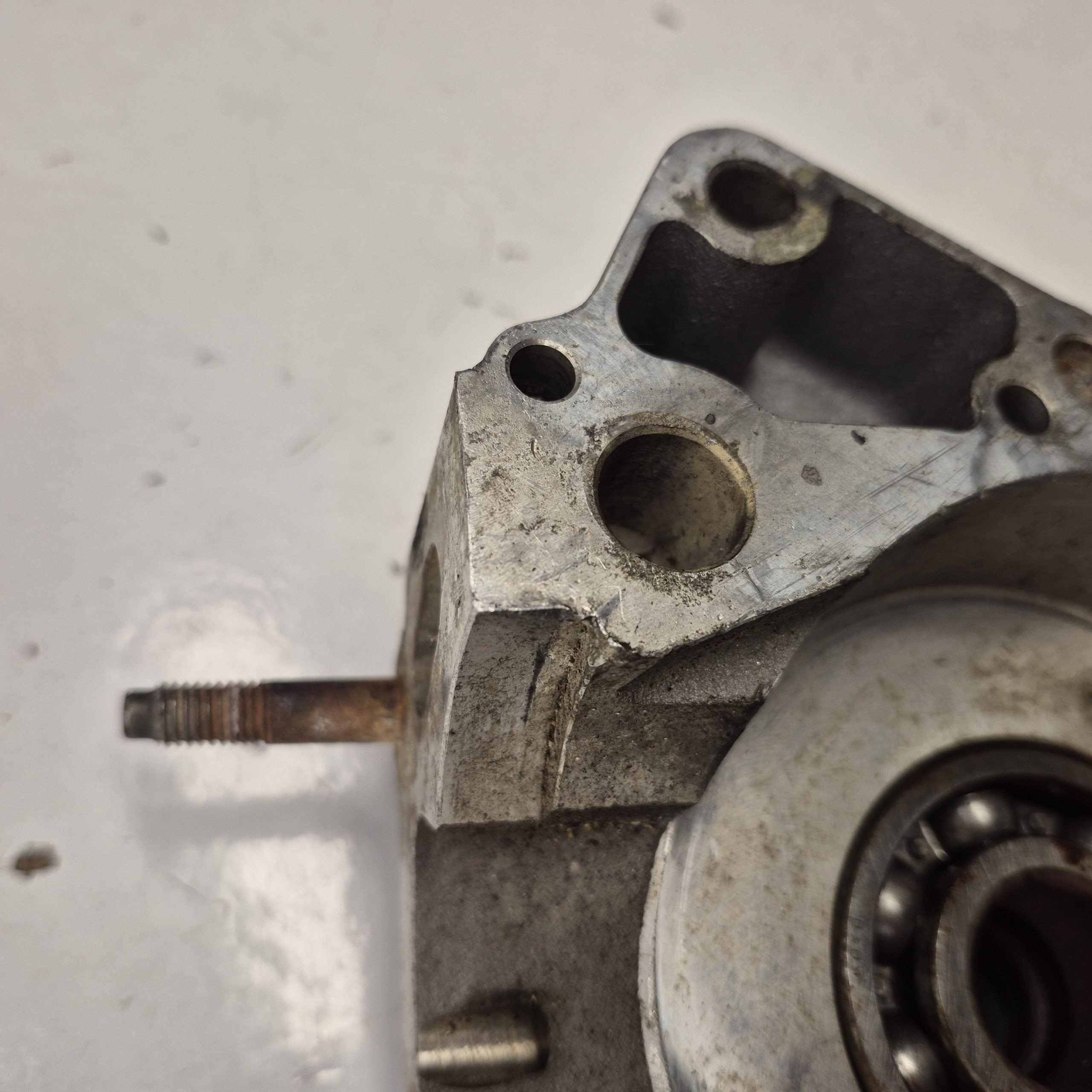 carters moteur en l'etat gasgas 125 ec 2004-4