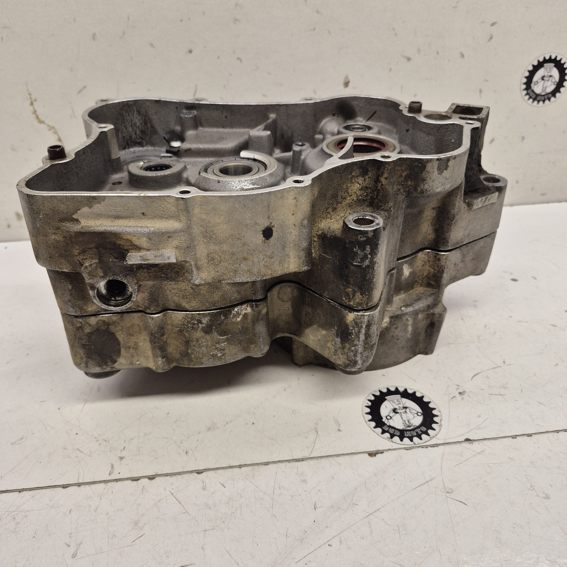 carters moteur en l'etat gasgas 125 ec 2004-2
