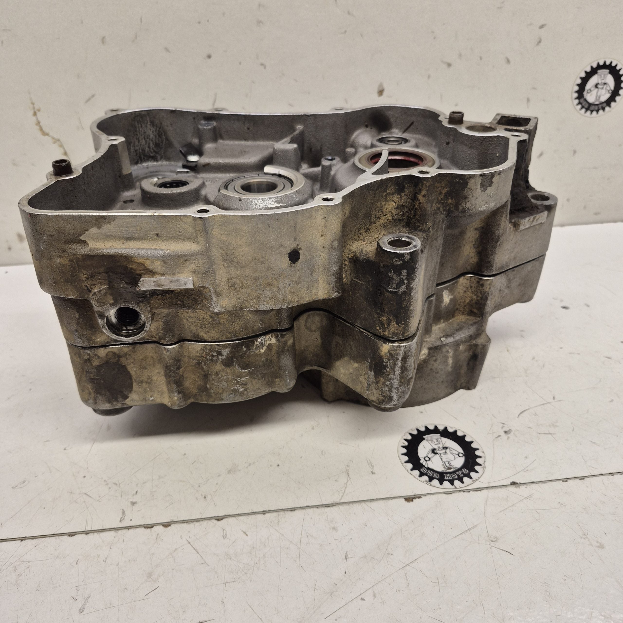 carters moteur en l'etat gasgas 125 ec 2004