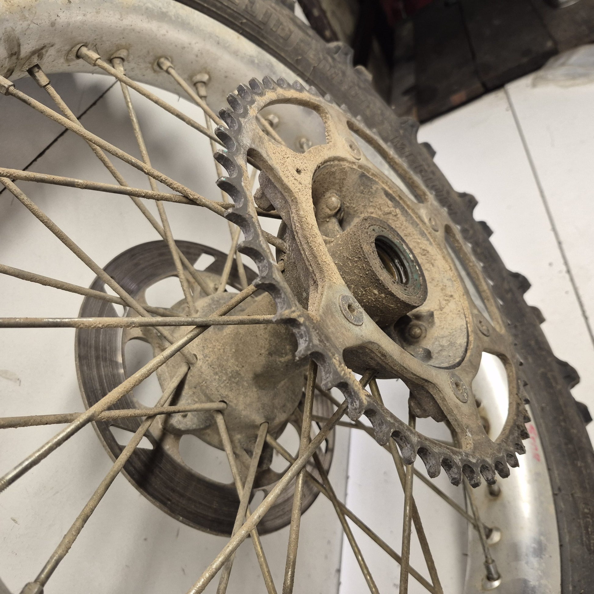 roue arriere gasgas 125 ec 2004-2
