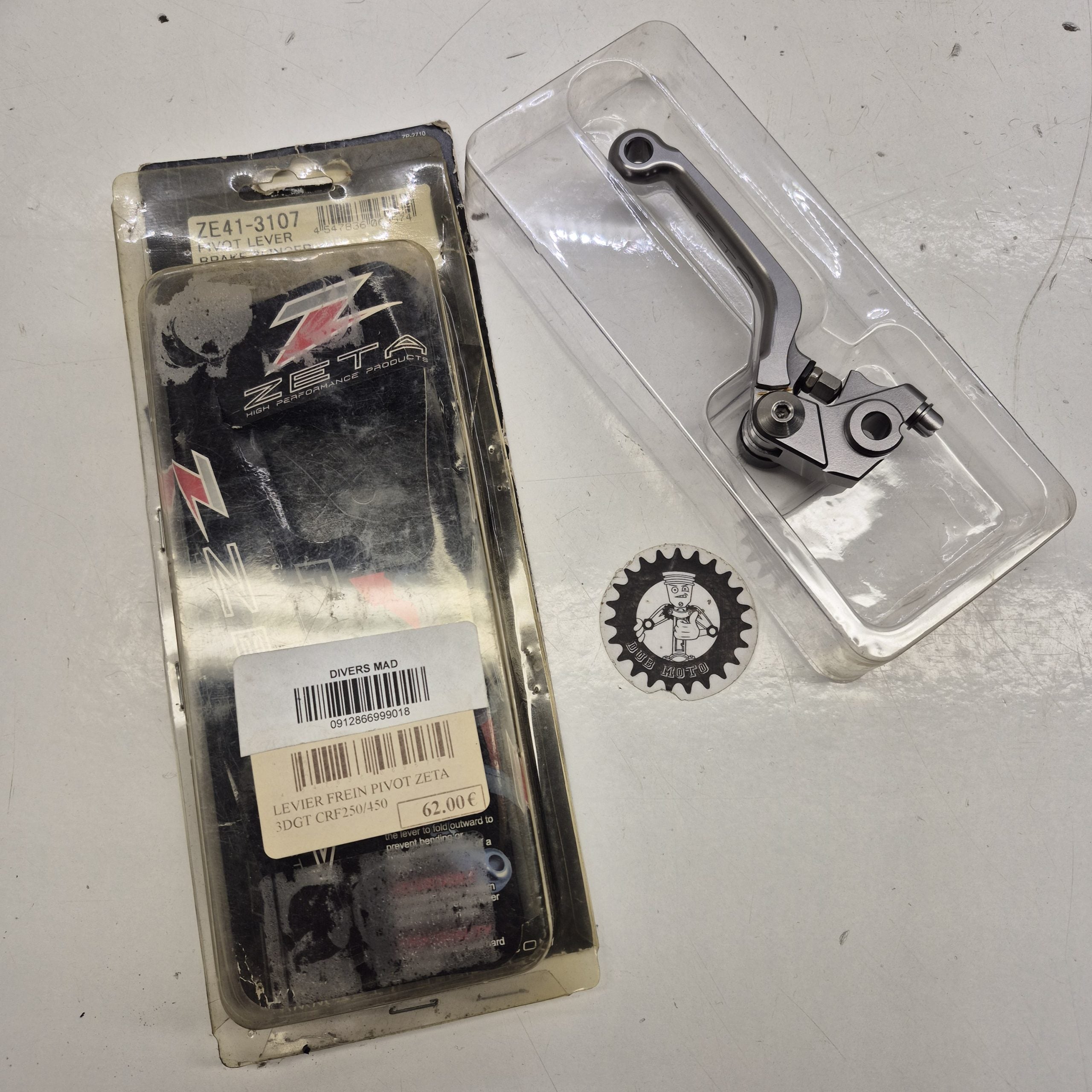 levier frein pivot honda 250 450 crf 07