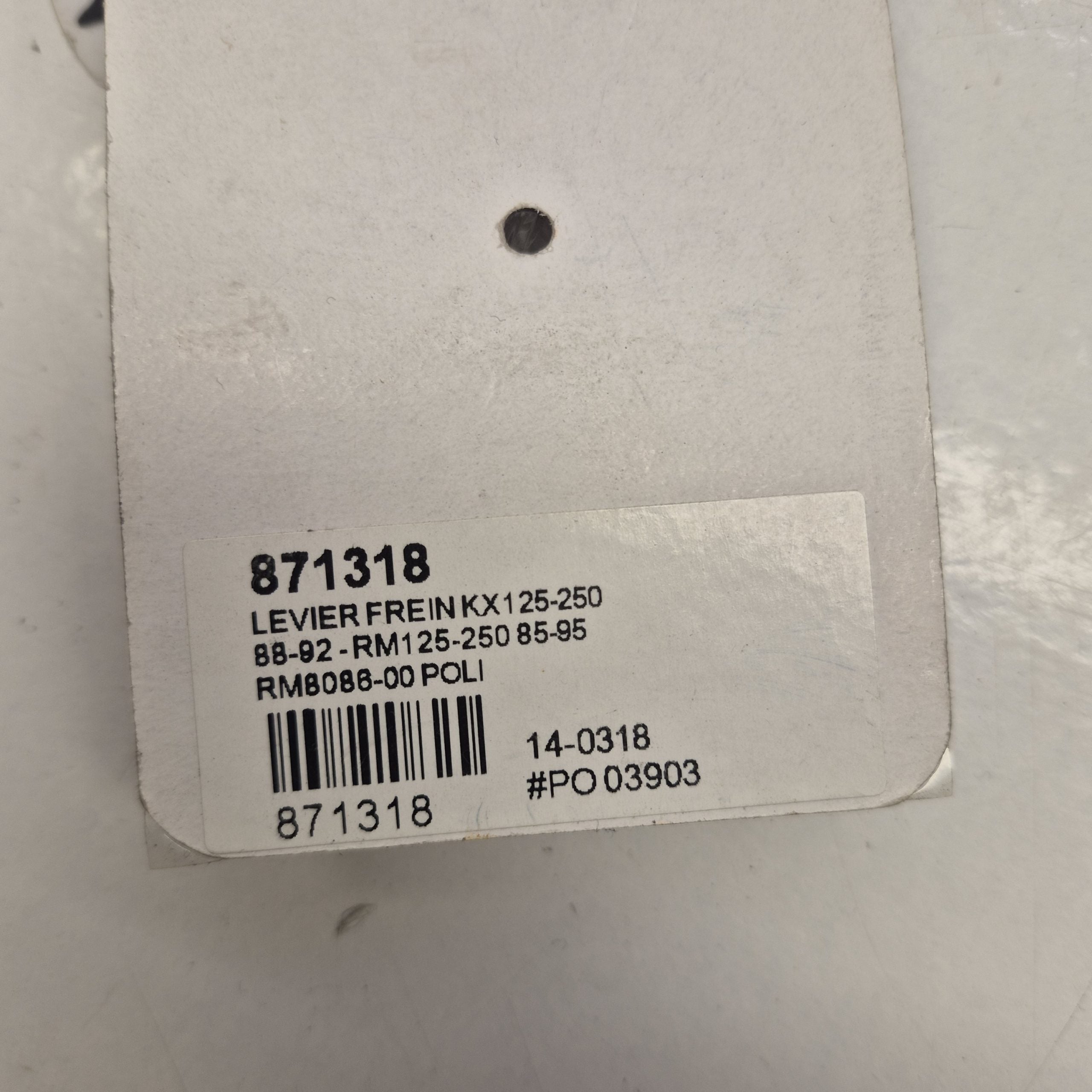 levier kawasaki 125 250 kx 88-92 / suzuki 125 250 rm 85-95