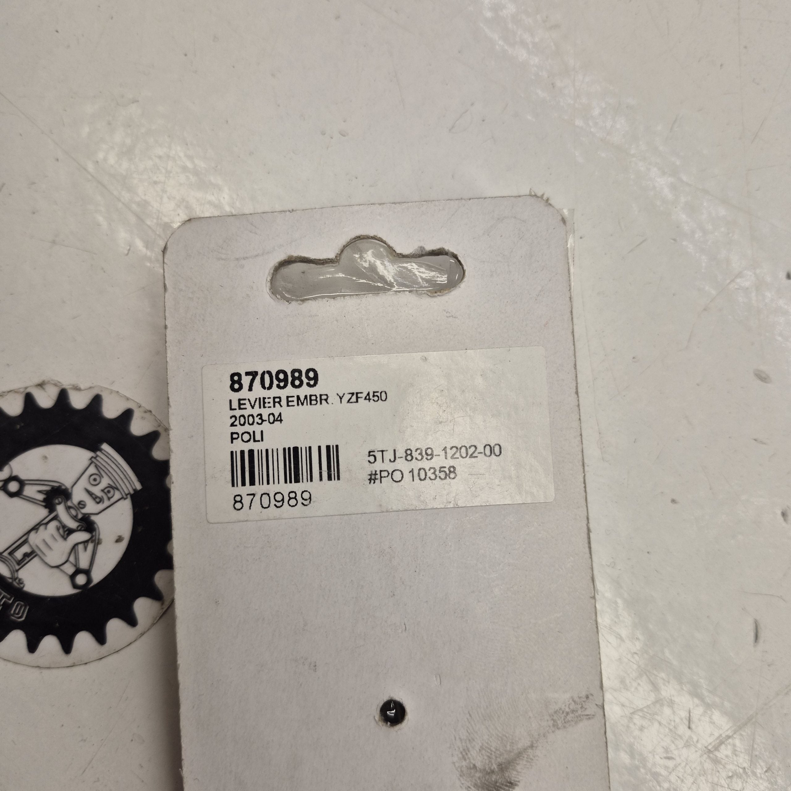 levier embrayage yamaha 450 yzf 03-04