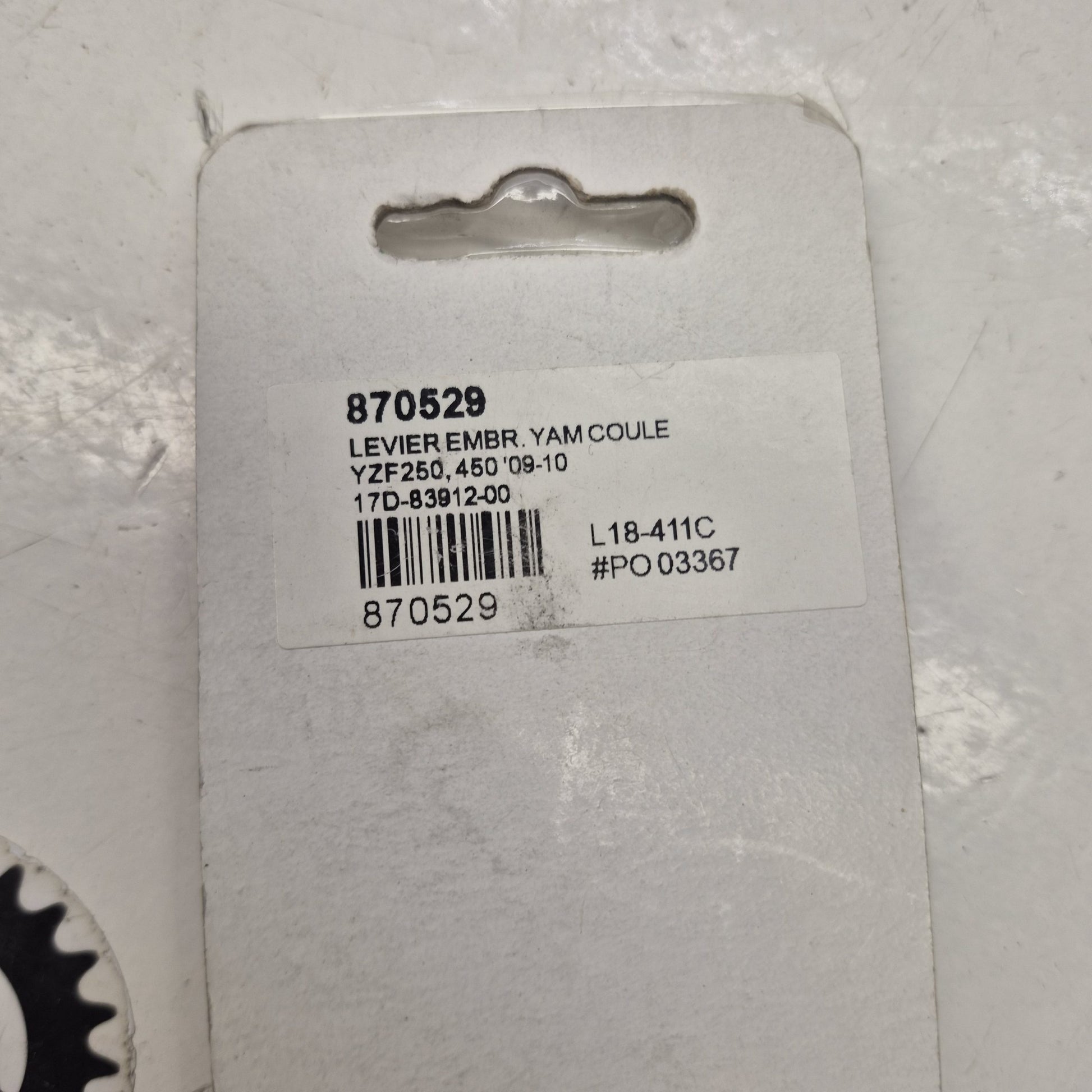 levier embrayage yamaha 250 450 yzf 09-10-2
