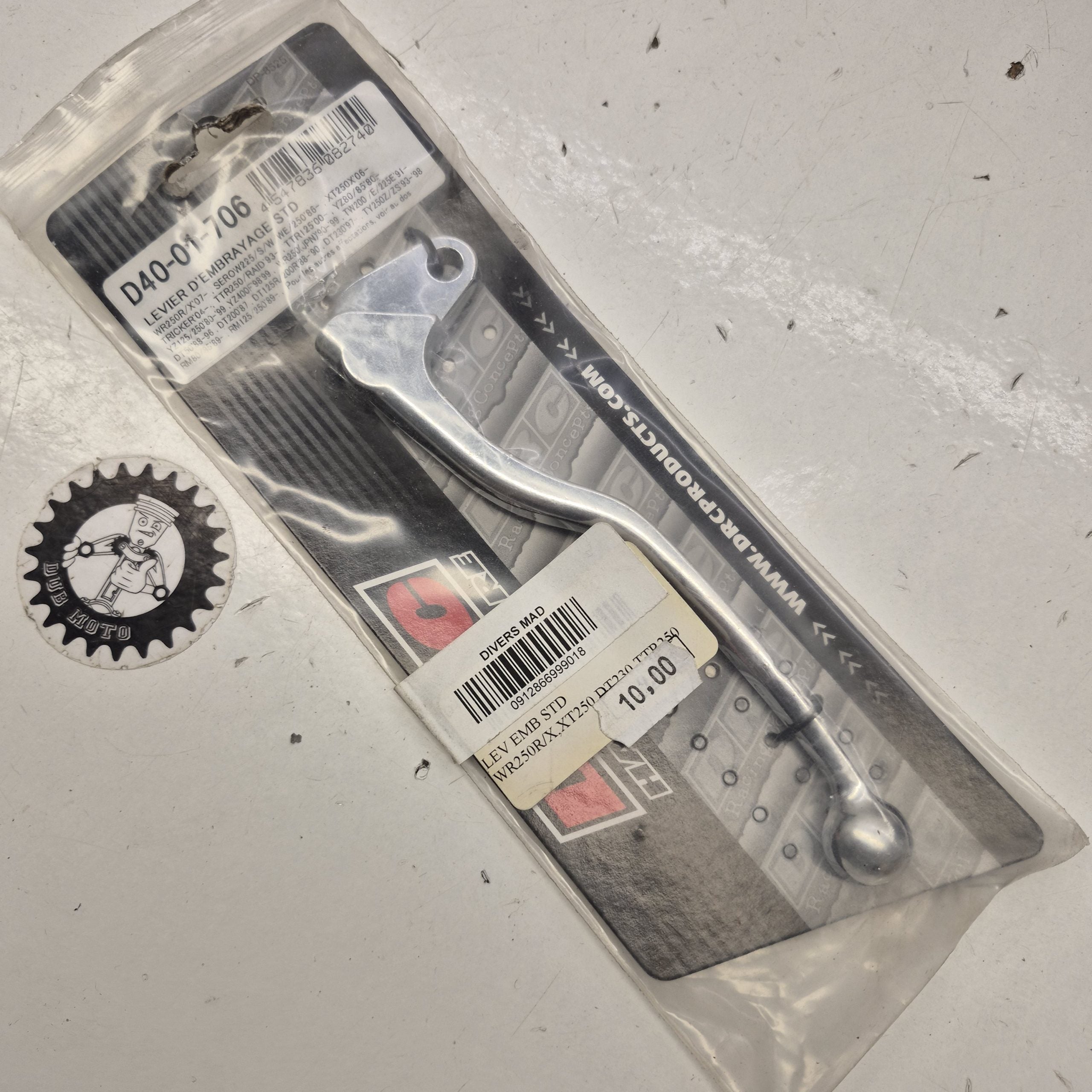 levier embrayage yamaha 125 250 yz 80-99 / 400 yzf