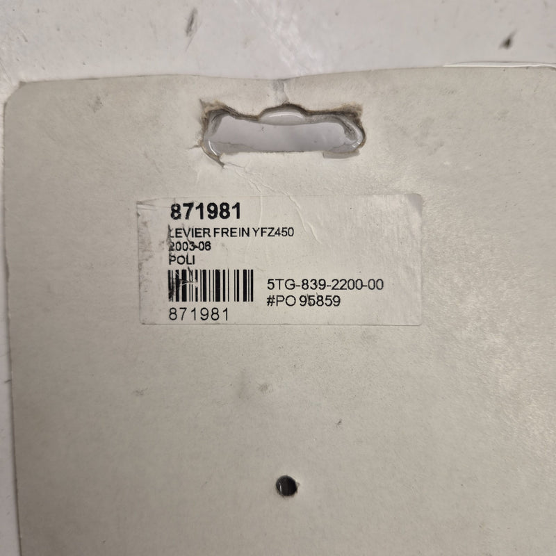 levier frein yamaha 450 yfz 03-06-2