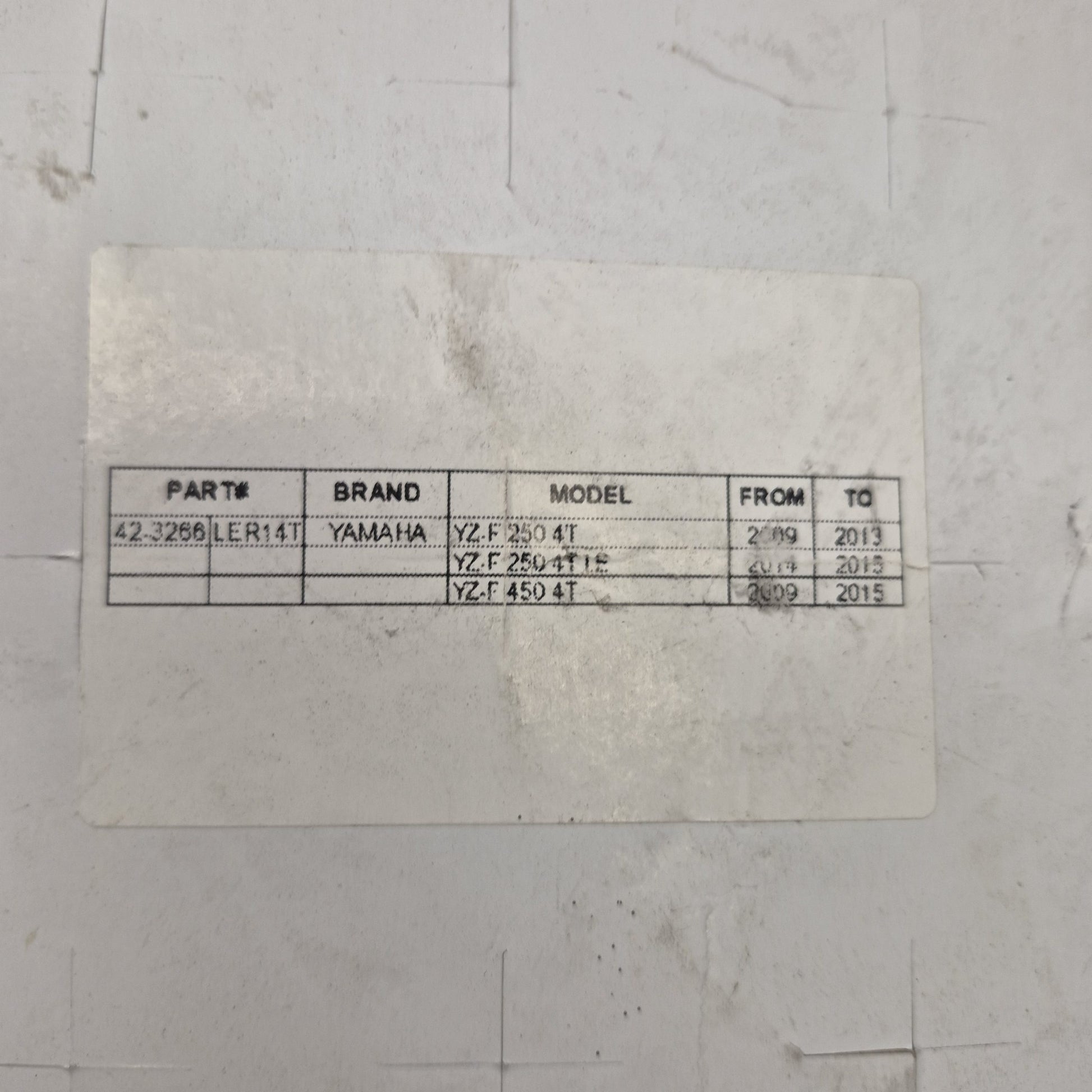 levier swap's yamaha 250 450 yzf 09-15-2