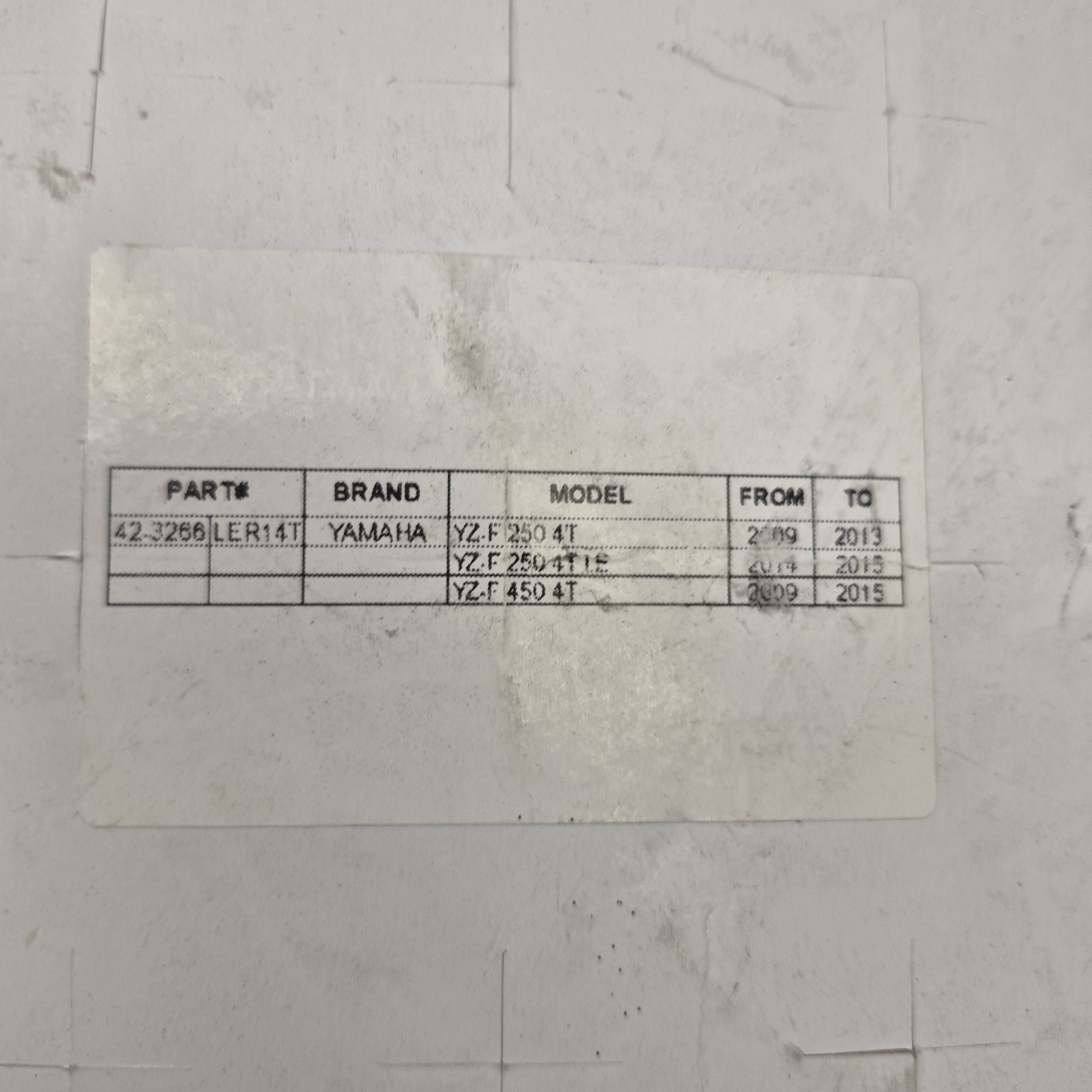 levier swap's yamaha 250 450 yzf 09-15