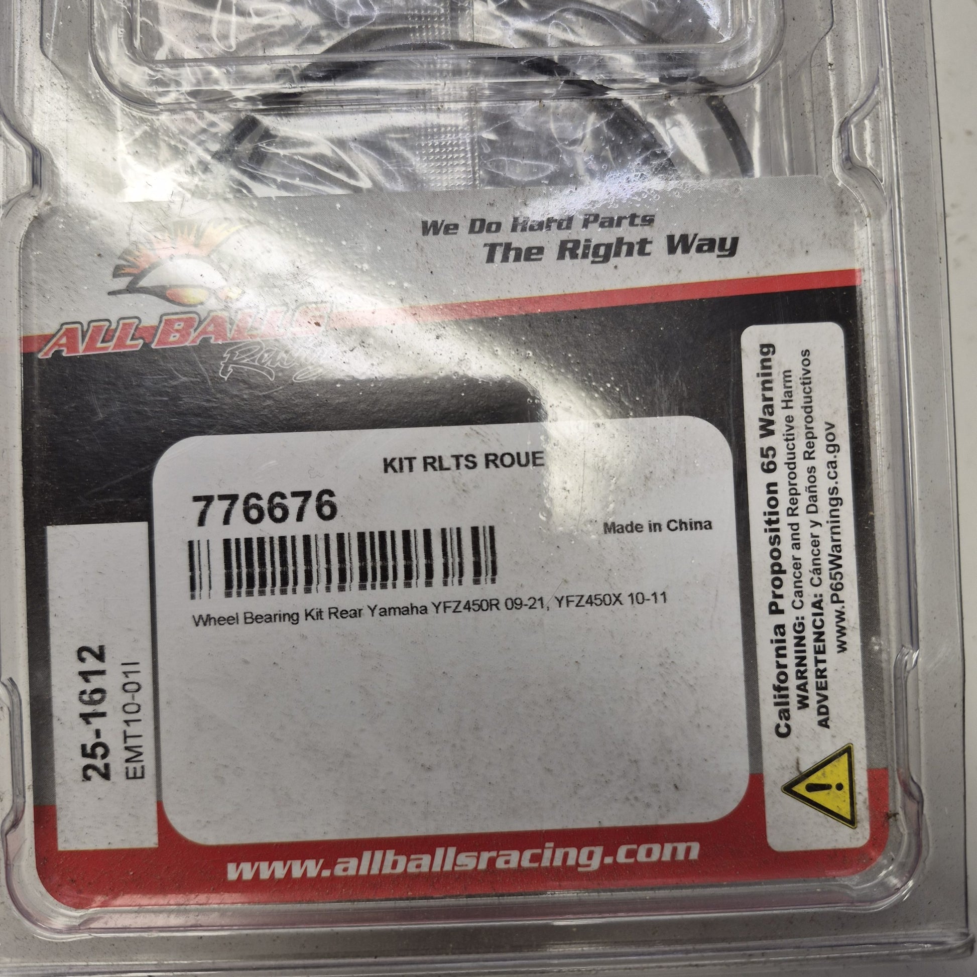 kit roulements de roues yamaha 450 yfzr 09-21 776676-2