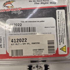 kit roulements vilebrequin suzuki 250 rmz 04-06 kawasaki 250 kxf 04-17-2