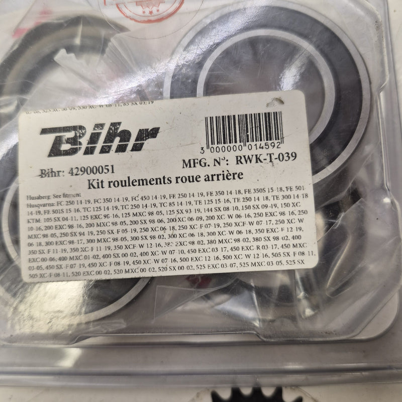 kit roulements de roue arriere ktm 105-525 sxf exc excf sx 98-16-2