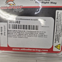 kit reparation maitre cylindre avant yamaha 125 250 450 yz yzf 08-22-2