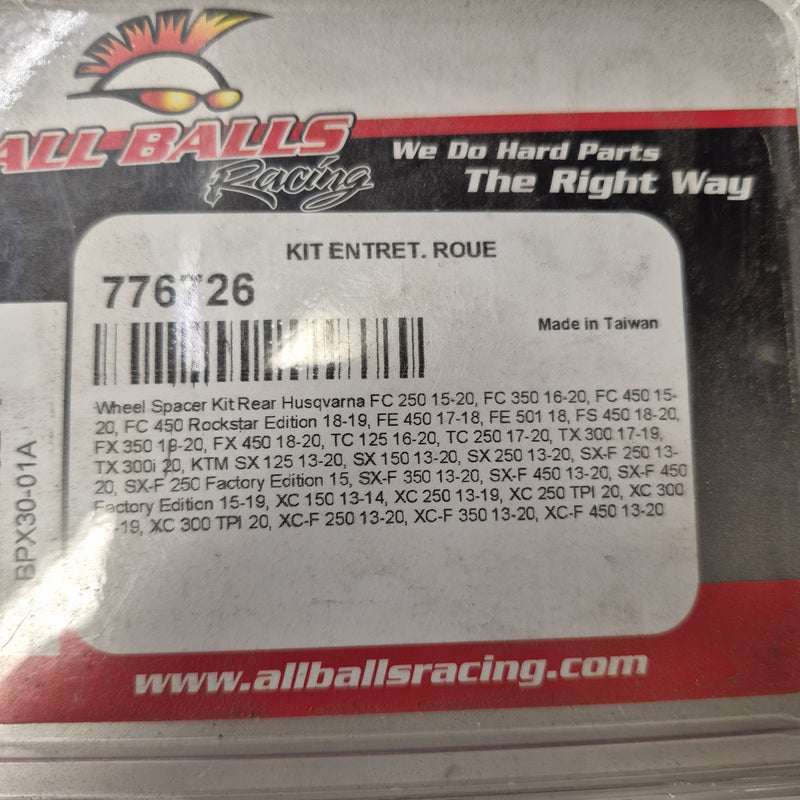kit entretoise roue arriere ktm 125-450 sxf 13-19 776726-2