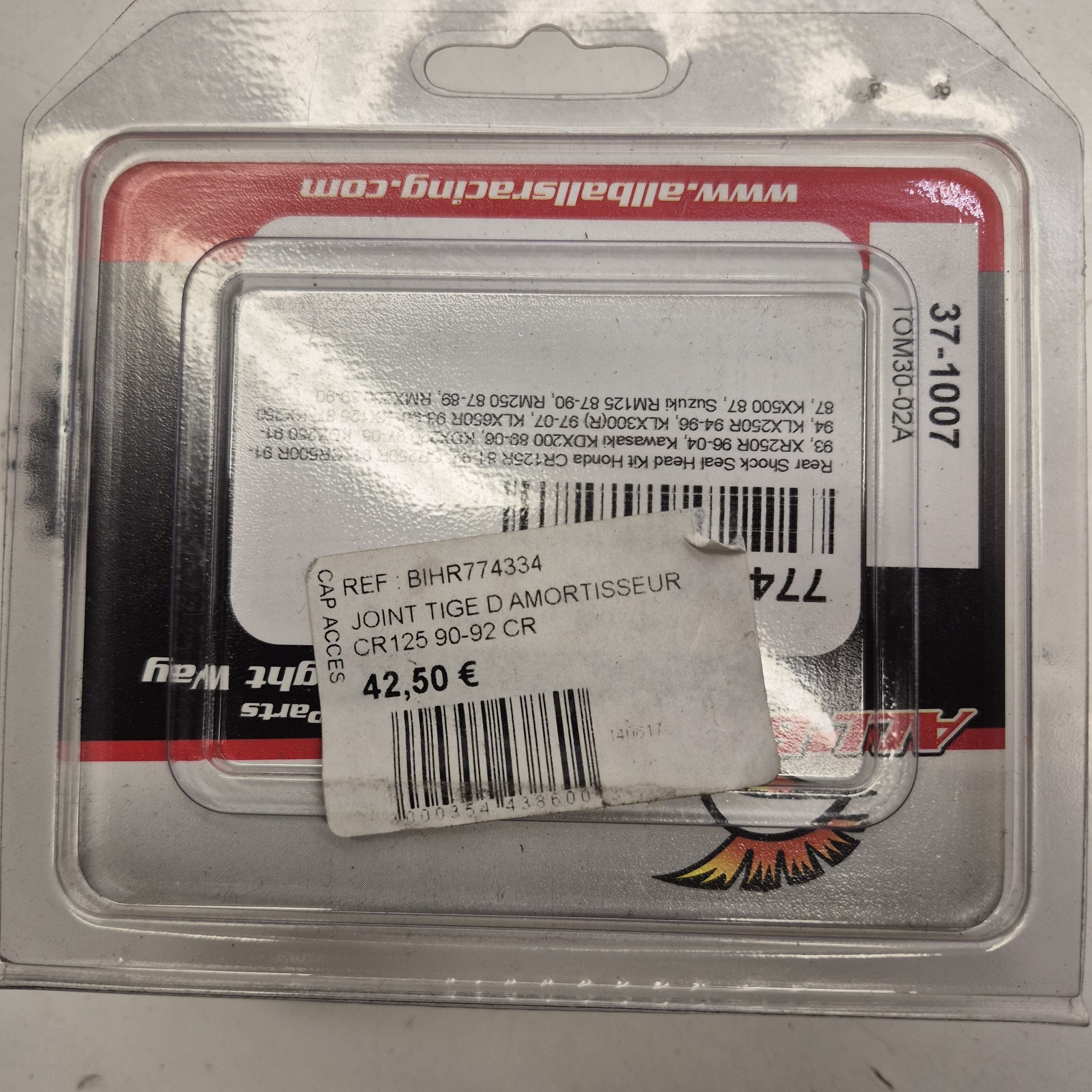 joint tige d'amortisseur honda 125 250 cr 90-92