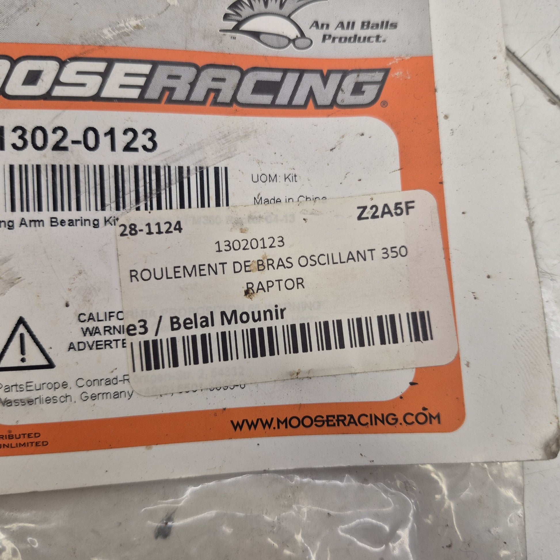 roulements de bras oscillant neuf yamaha 350 raptor-2