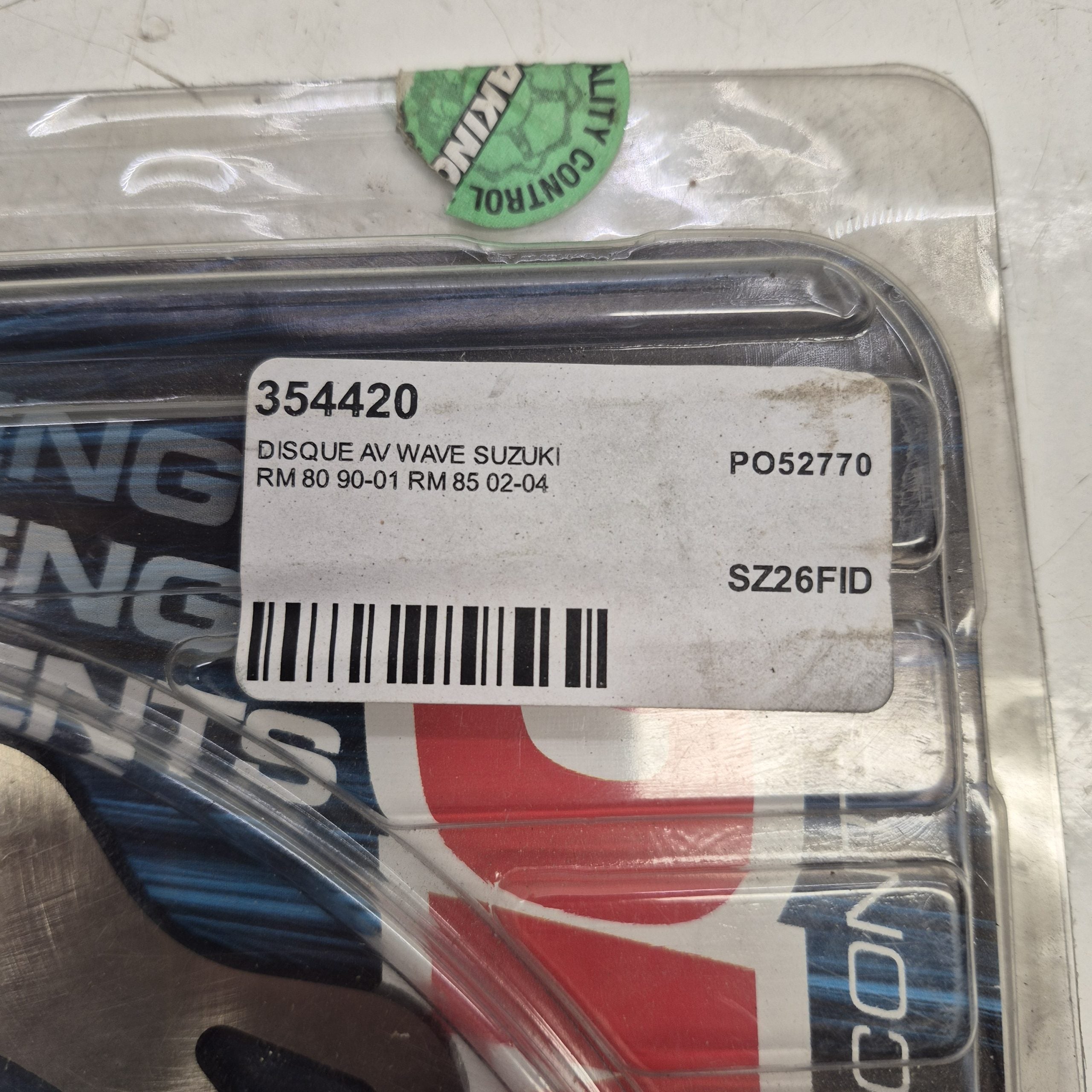 disque de frein avant suzuki 80 rm 90-01 / 85 rm 02-04