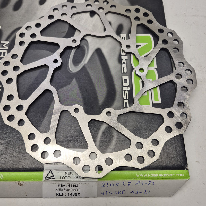 disque frein avant neuf honda 250 crf 15-23 / 450 crf 15-20-2