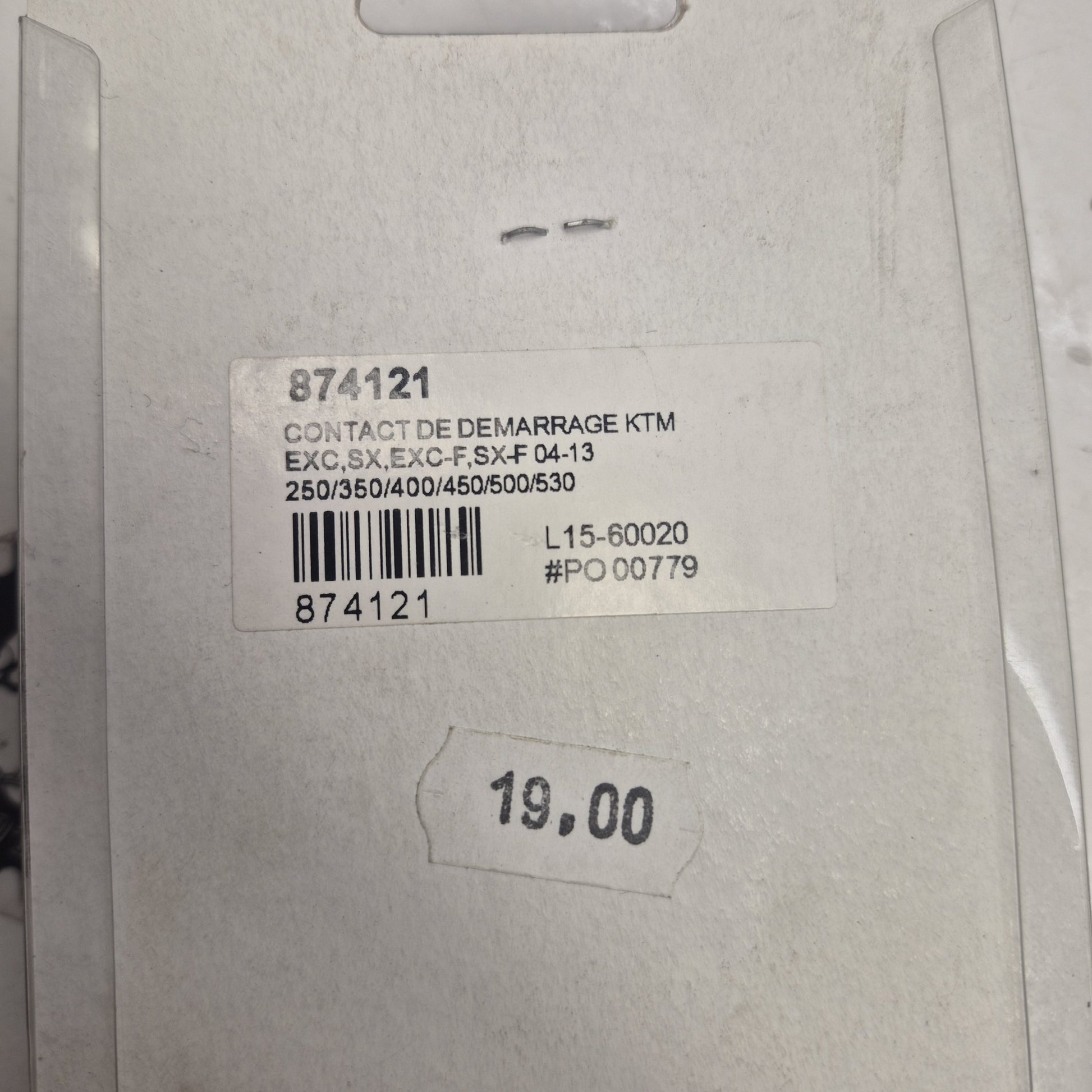 contacteur de demarrage neuf ktm 250 350 400 450 500 530 sx sxf exc excf 04-13-2