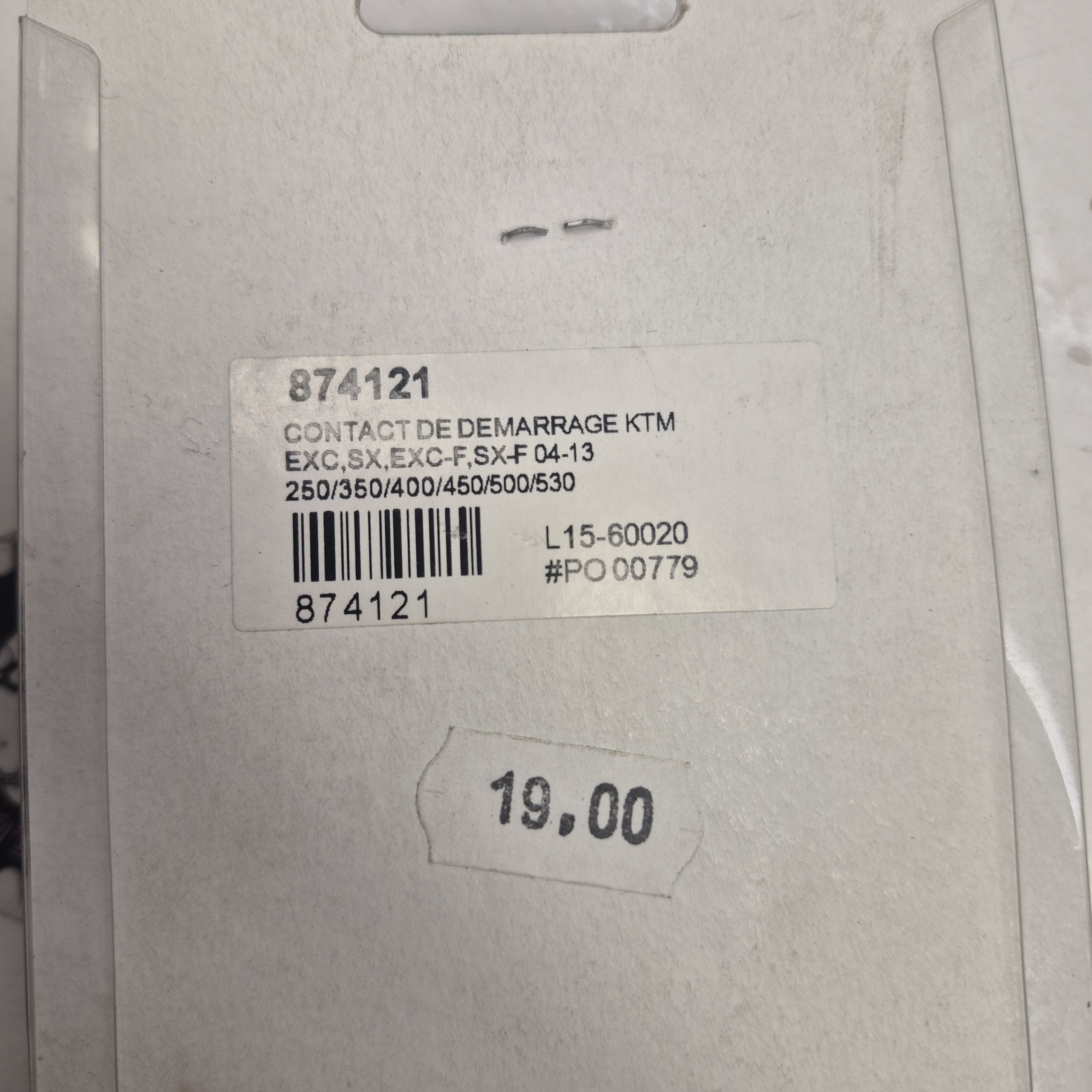 contacteur de demarrage neuf ktm 250 350 400 450 500 530 sx sxf exc excf 04-13