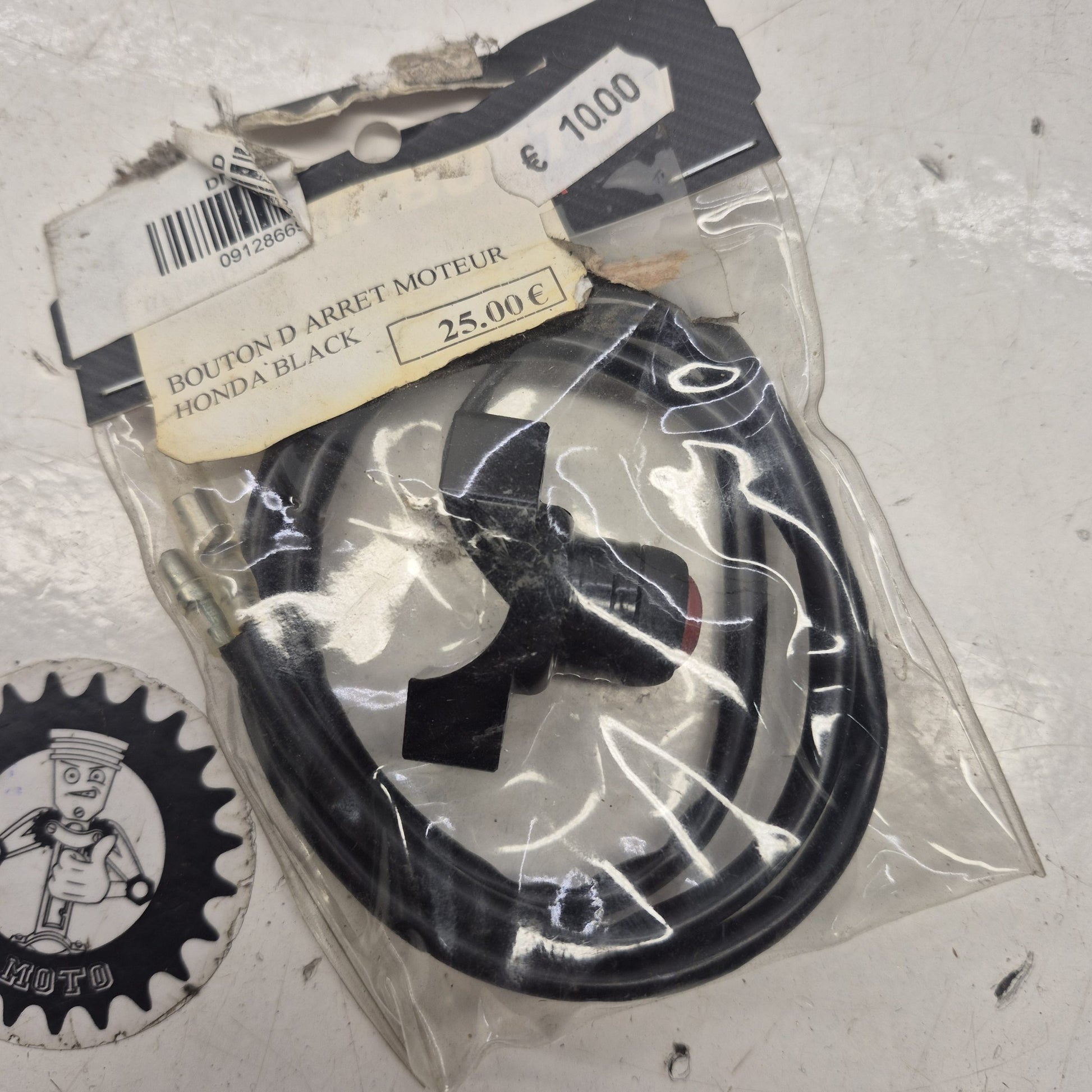 bouton d'arret moteur honda black-1