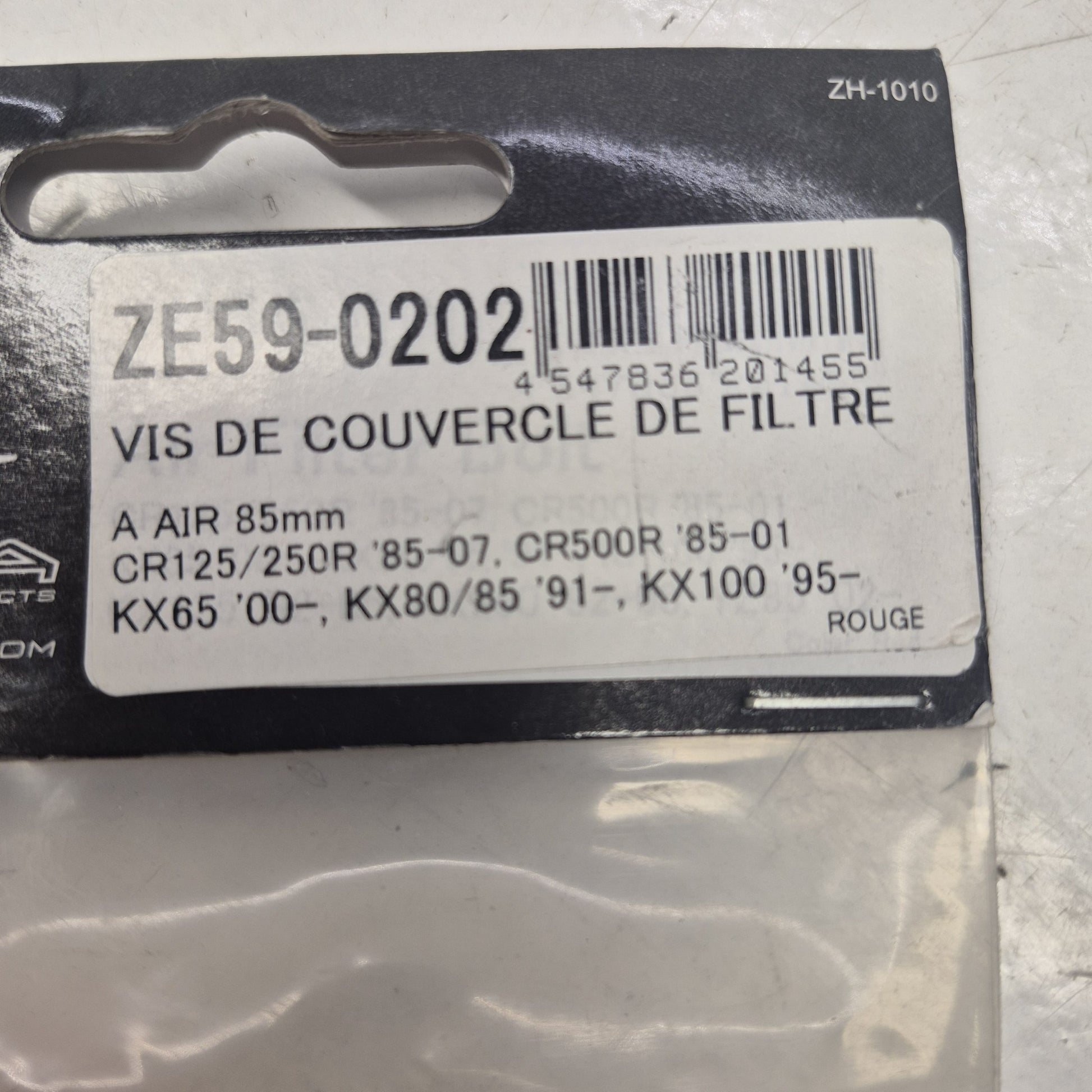 vis couvercle de filtre a air honda 125 250 cr 85-07 / 500 cr 85-01-2