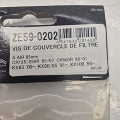 vis couvercle de filtre a air honda 125 250 cr 85-07 / 500 cr 85-01-2
