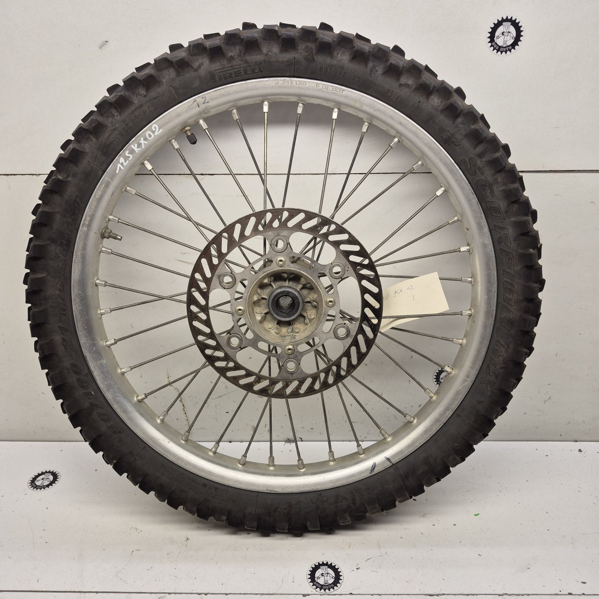roue avant kawasaki 125 kx 2002-1